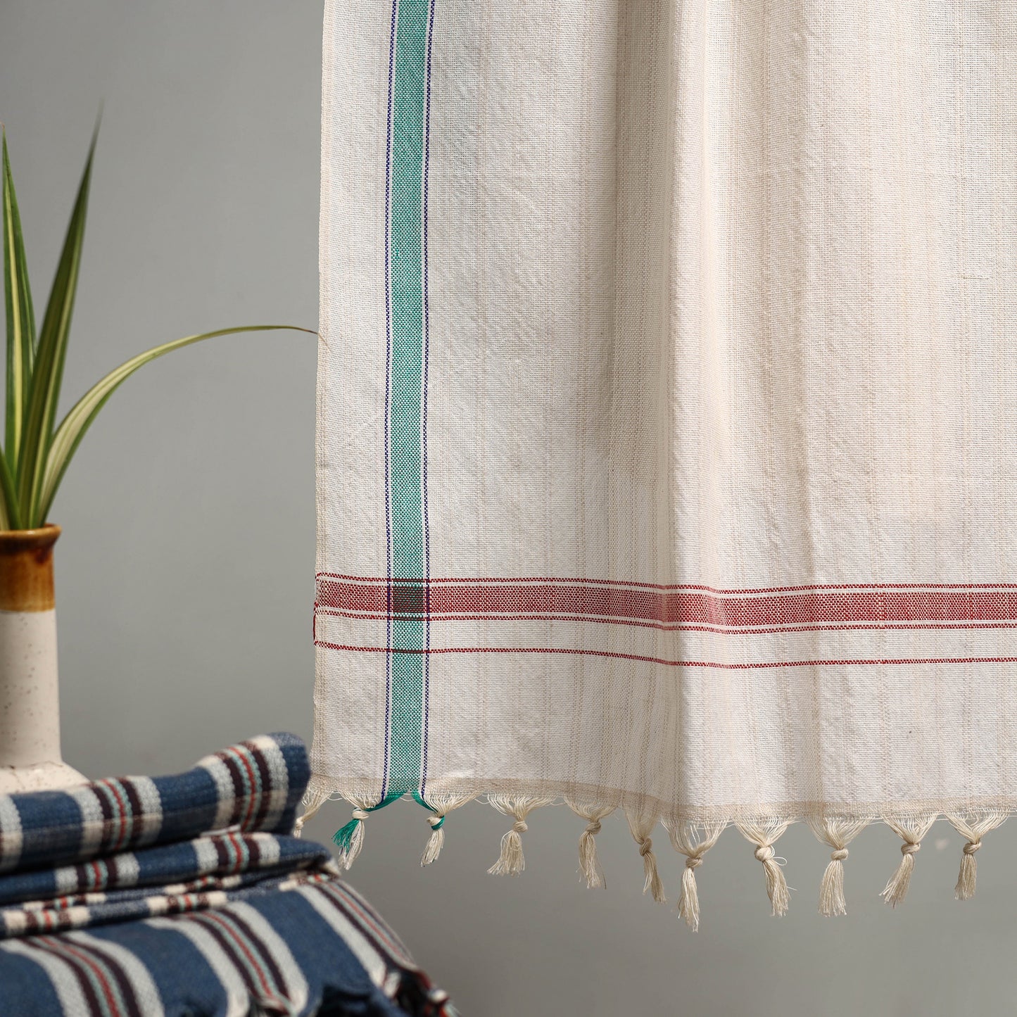 Handloom Fine Cotton Bath Towel 38