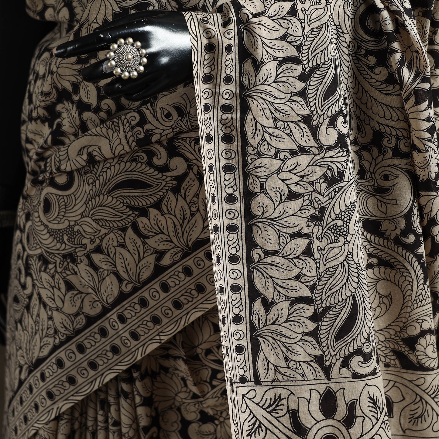 Printed Cotton Kalamkari Saree 35