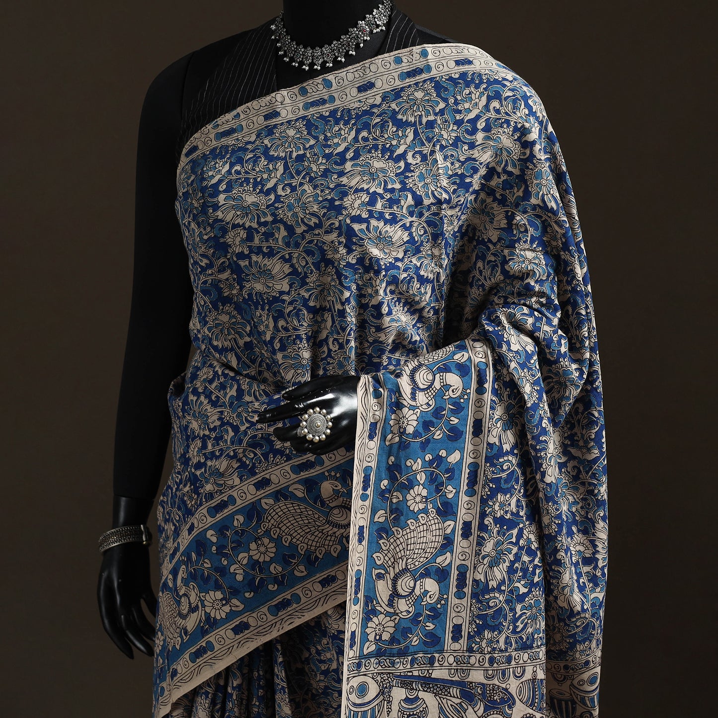 Printed Cotton Kalamkari Saree 41