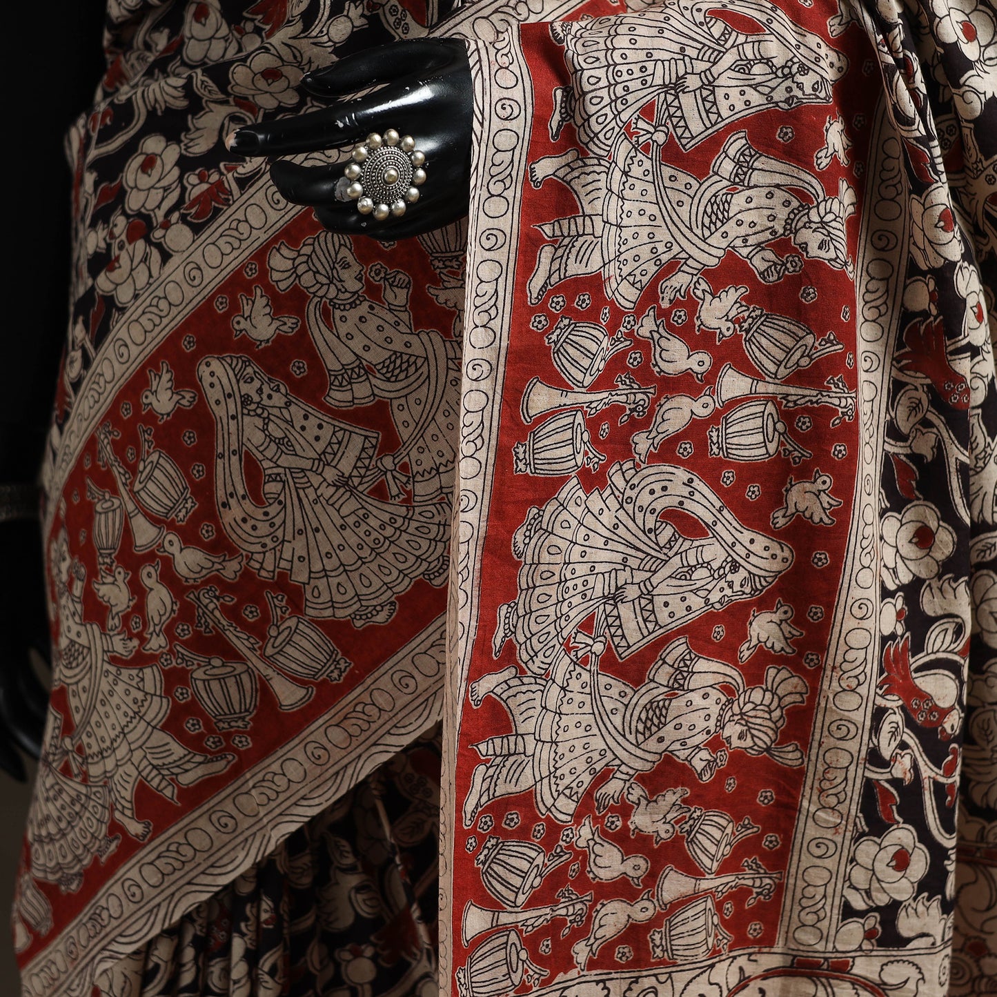 Printed Cotton Kalamkari Saree 42