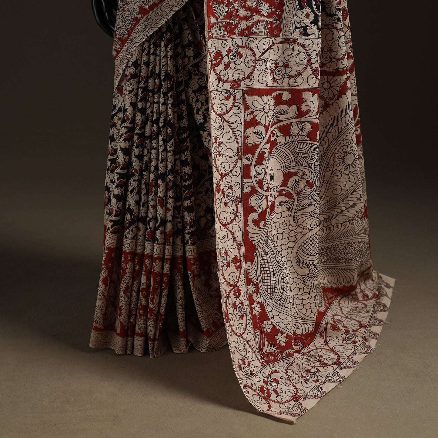 Printed Cotton Kalamkari Saree 42