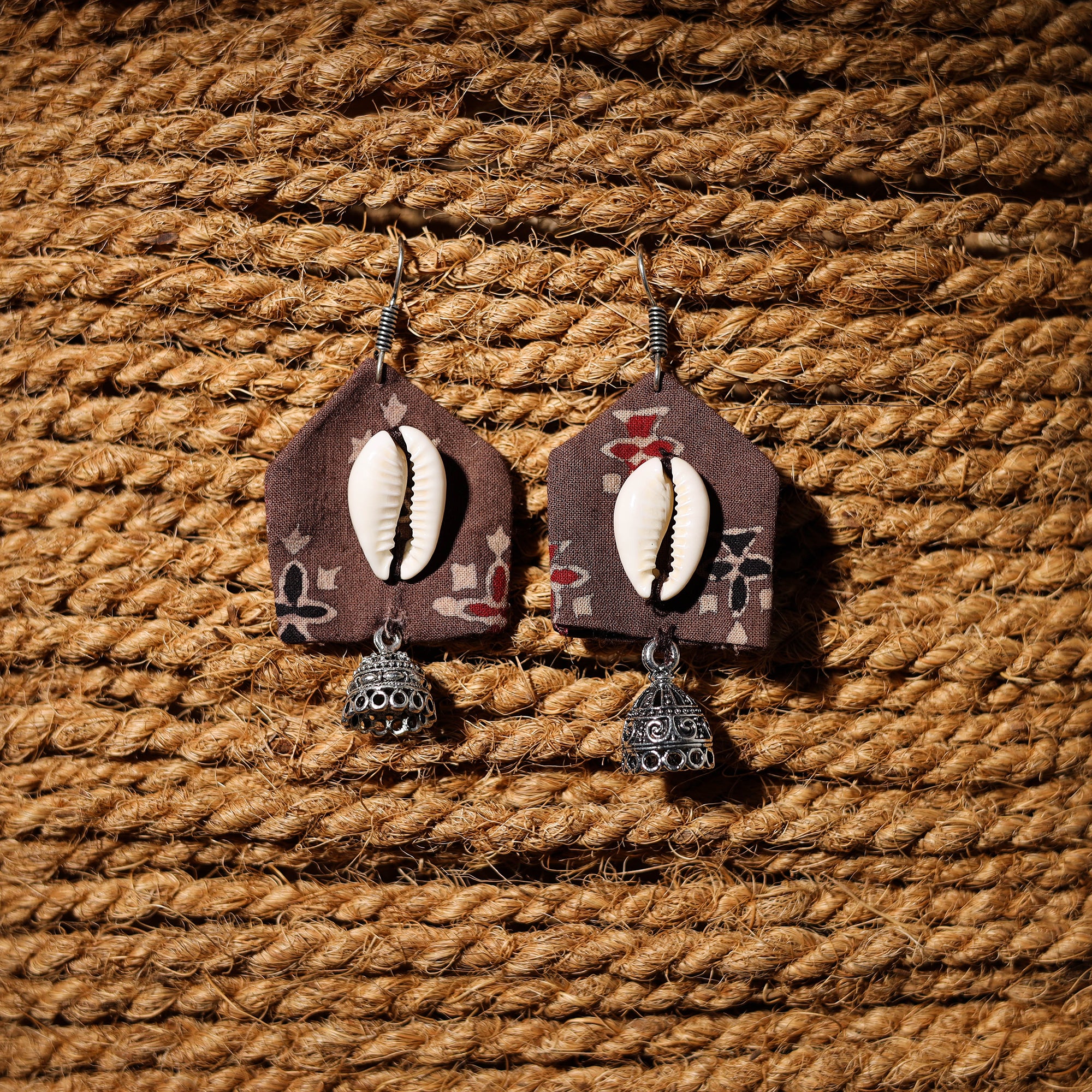 Multicolor - Handcrafted Fabart Earrings by Asalkaar