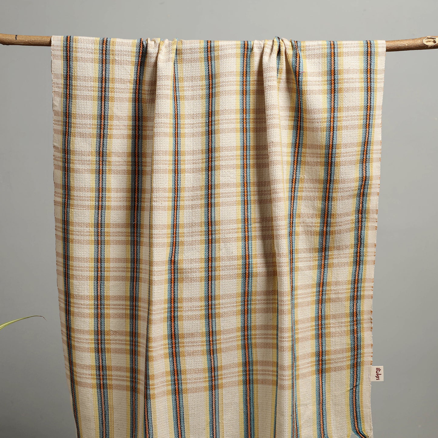 Handloom Fine Cotton Checks Bath Towel 63