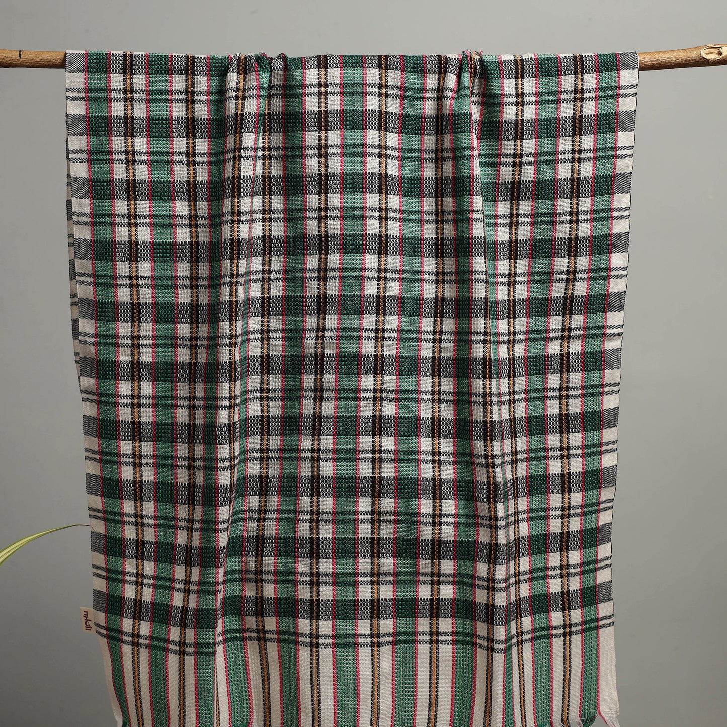 Handloom Fine Cotton Checks Bath Towel 70