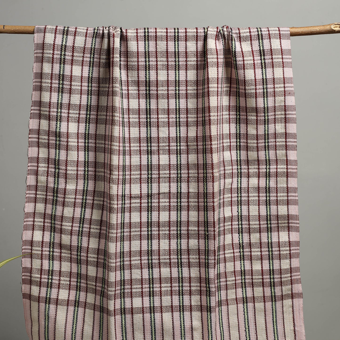 Handloom Fine Cotton Checks Bath Towel 76