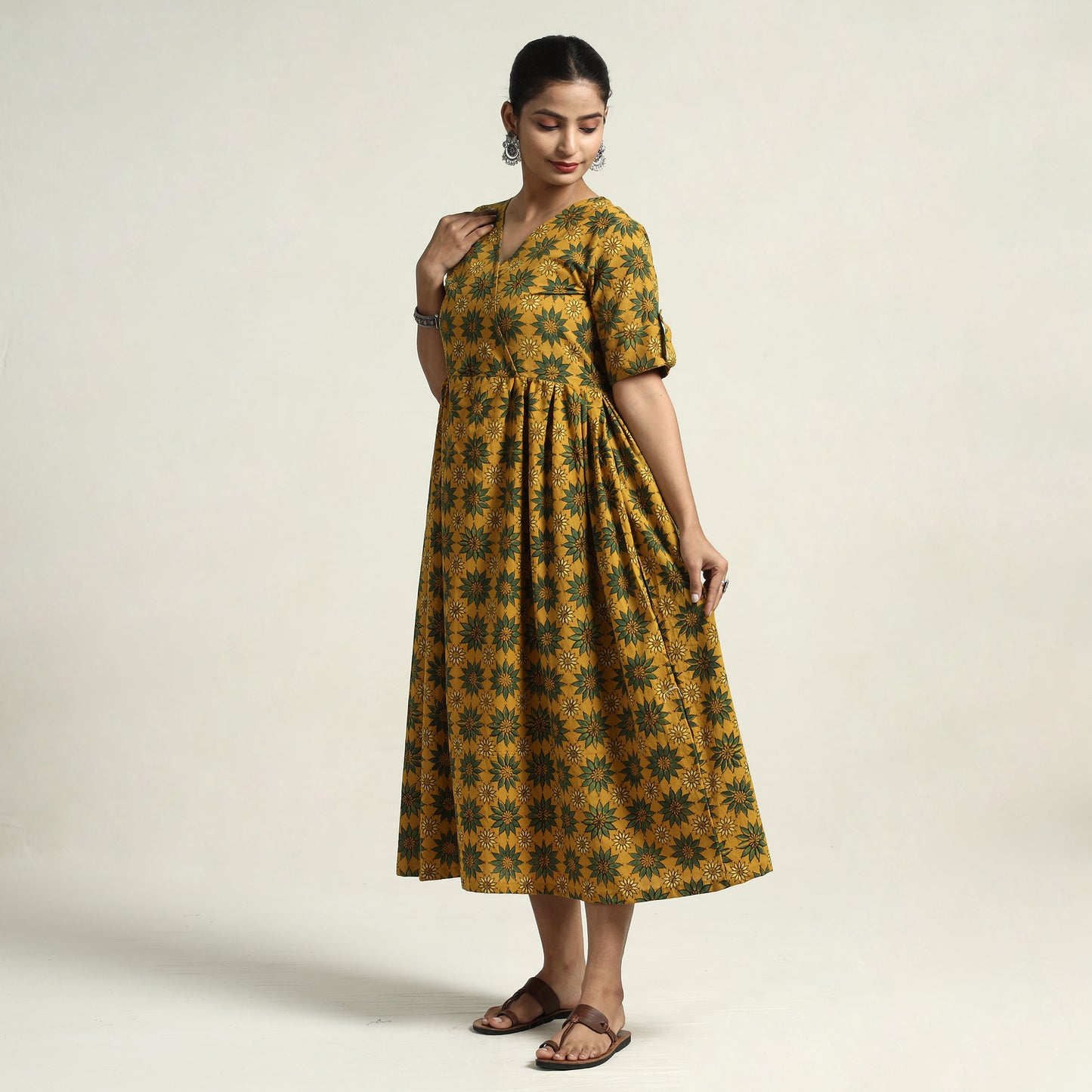 ajrakh dress