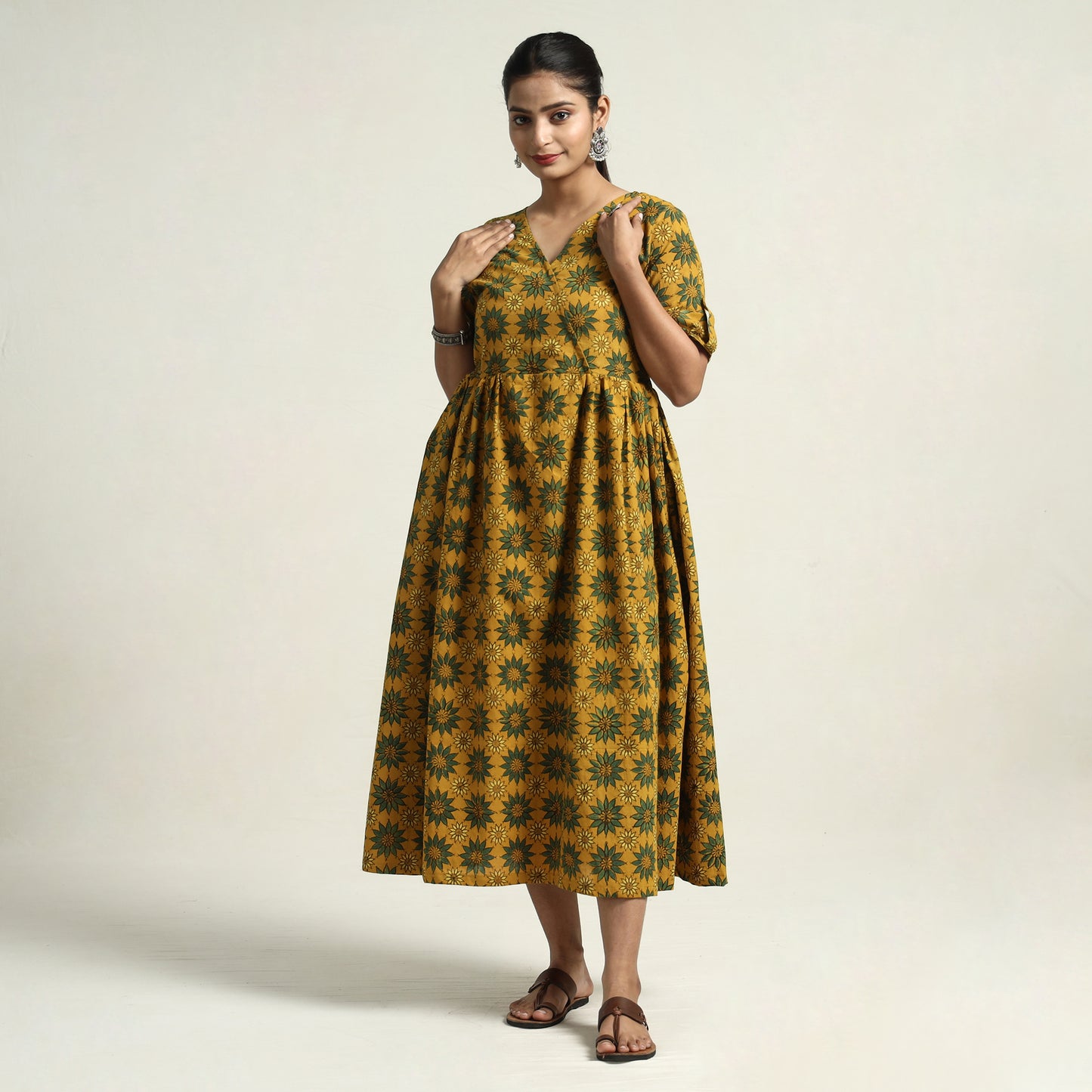 ajrakh dress