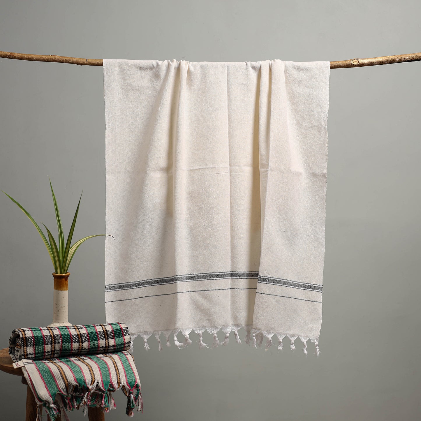 Handloom Fine Cotton Bath Towel 48
