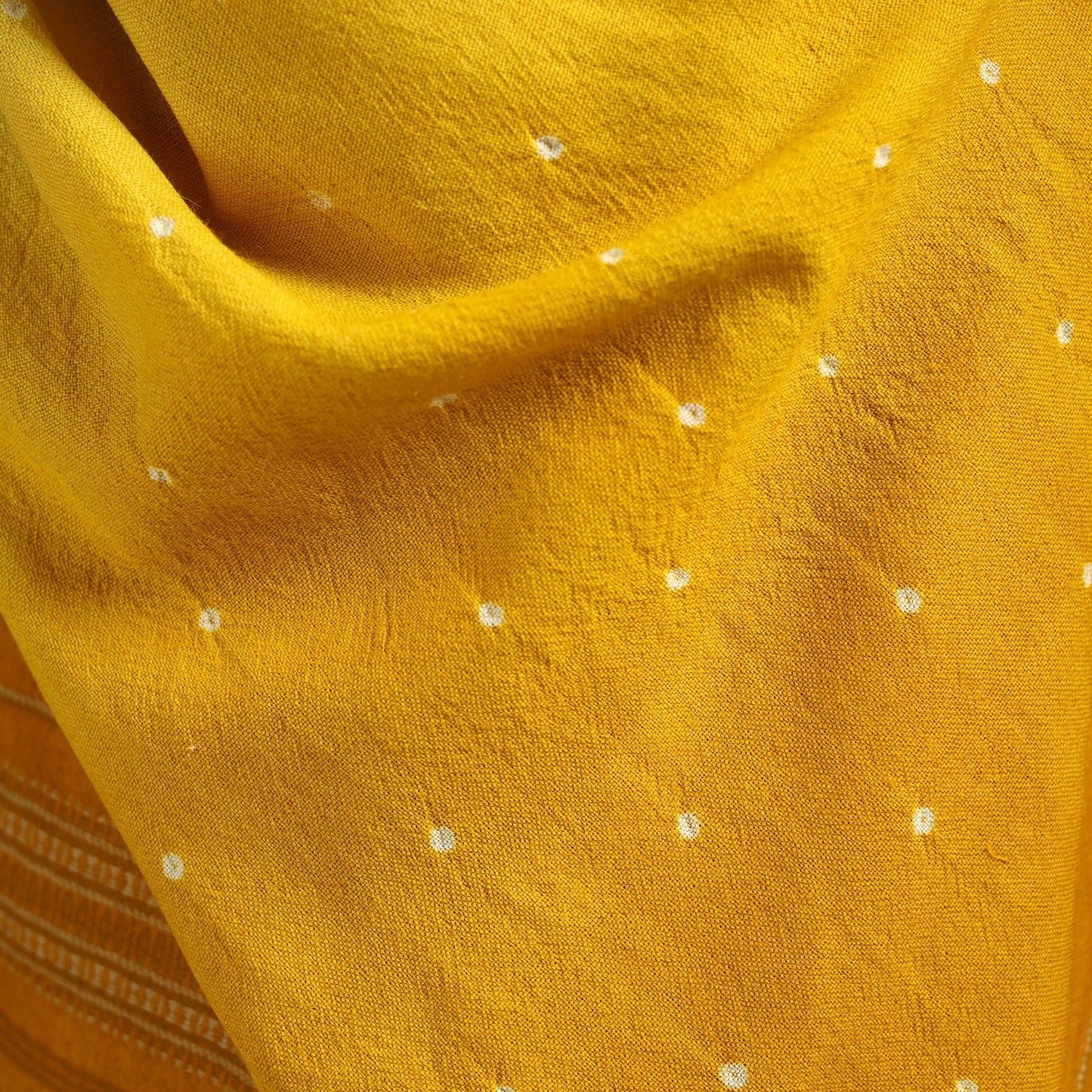 Kutch Handwoven Bandhani Merino Wool Shawl 47