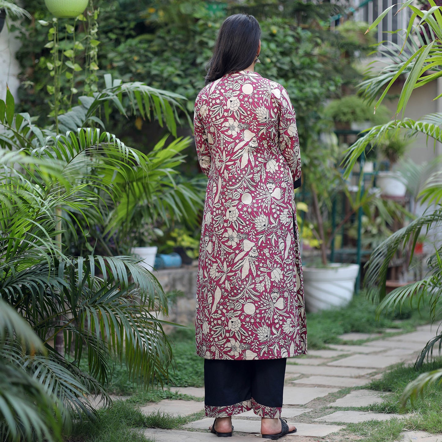 Kalamkari Kurta with Palazzo Set