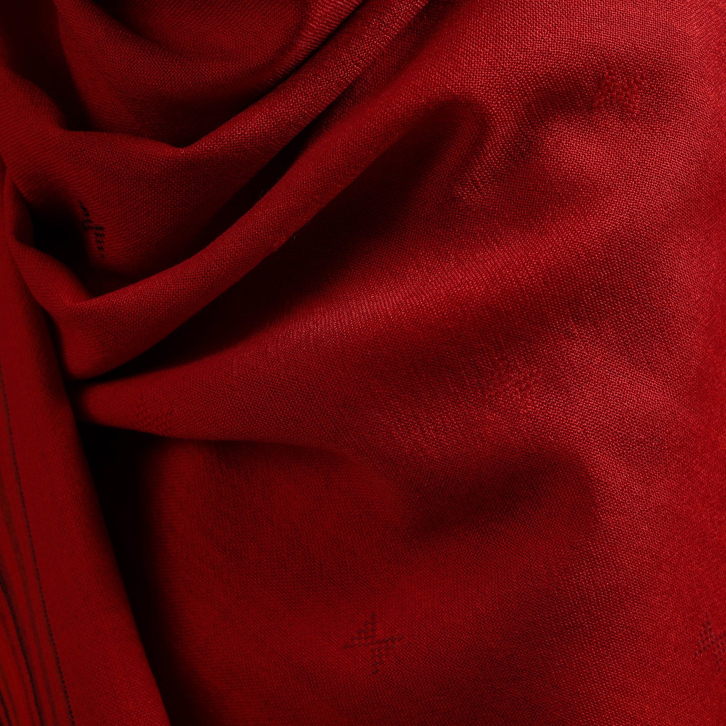 Kutch Handwoven Merino Wool Dhabla Shawl 78