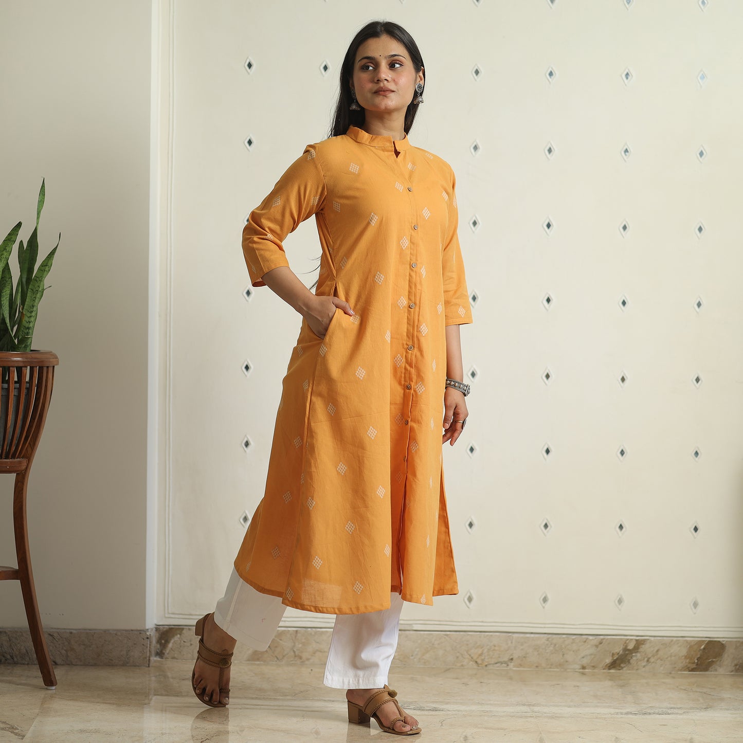 Jacquard Weave Kurta