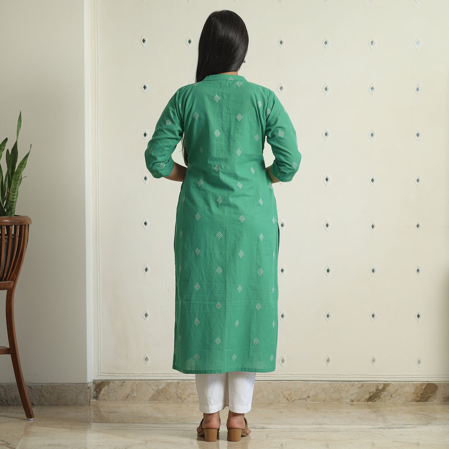 jacquard kurta