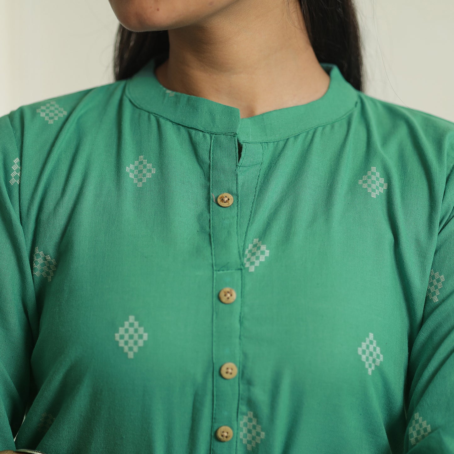 jacquard kurta