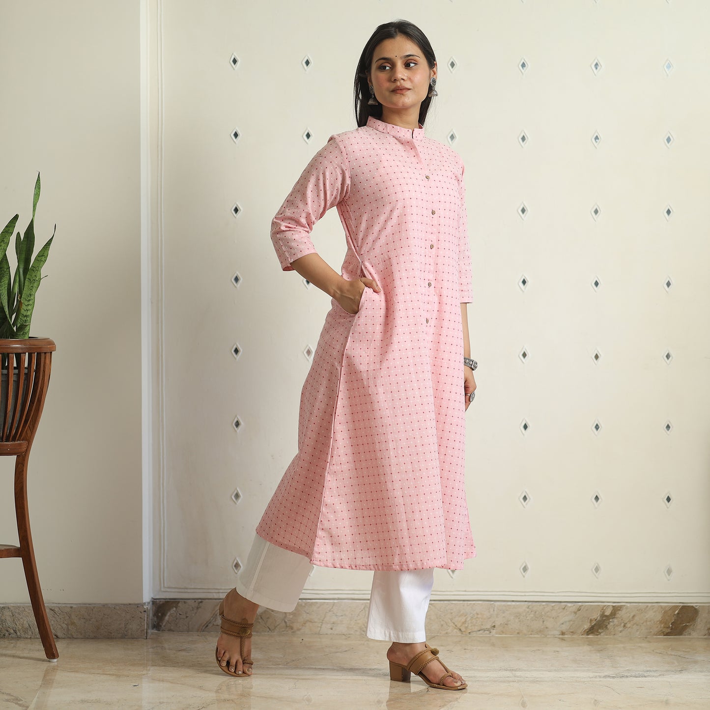 Jacquard Weave Kurta