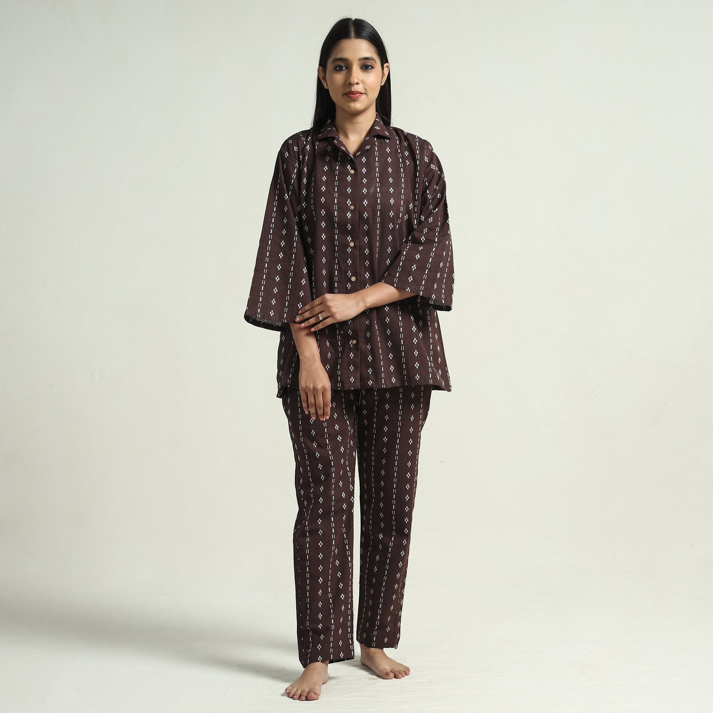 jacquard night suit