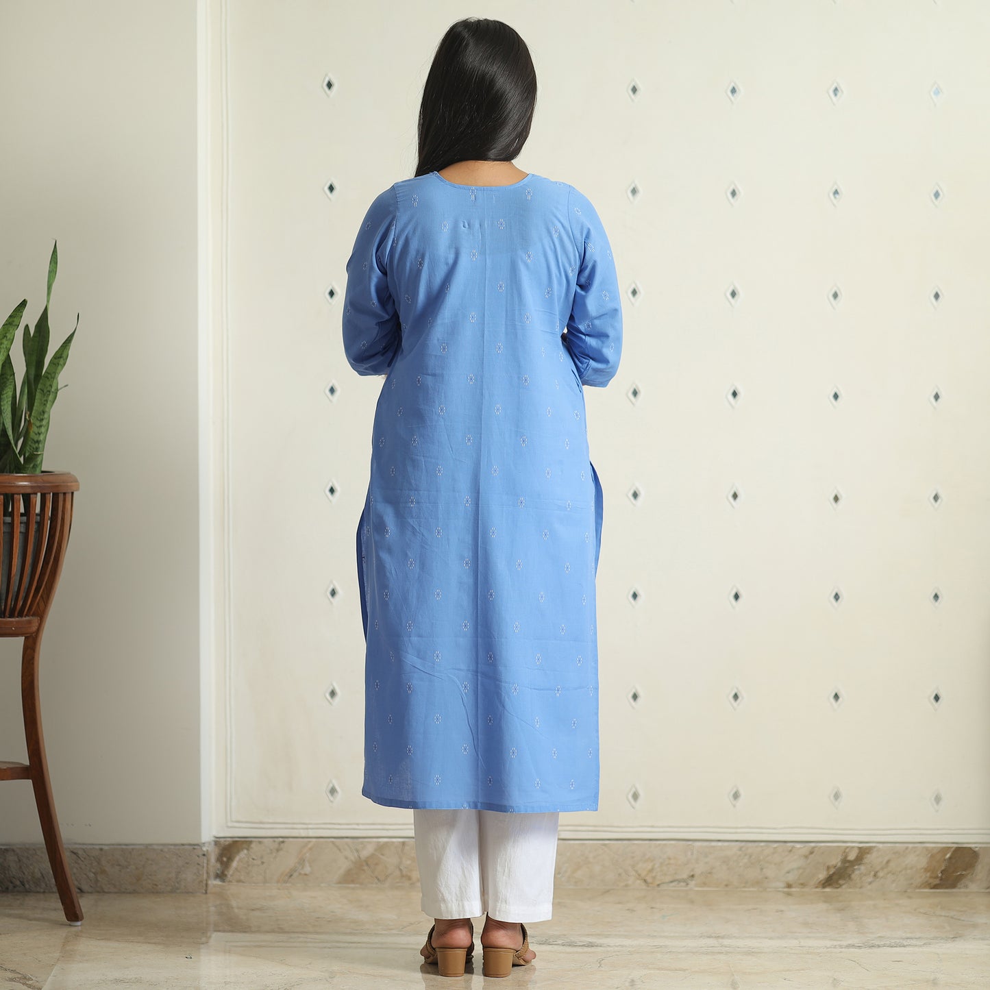 jacquard kurta