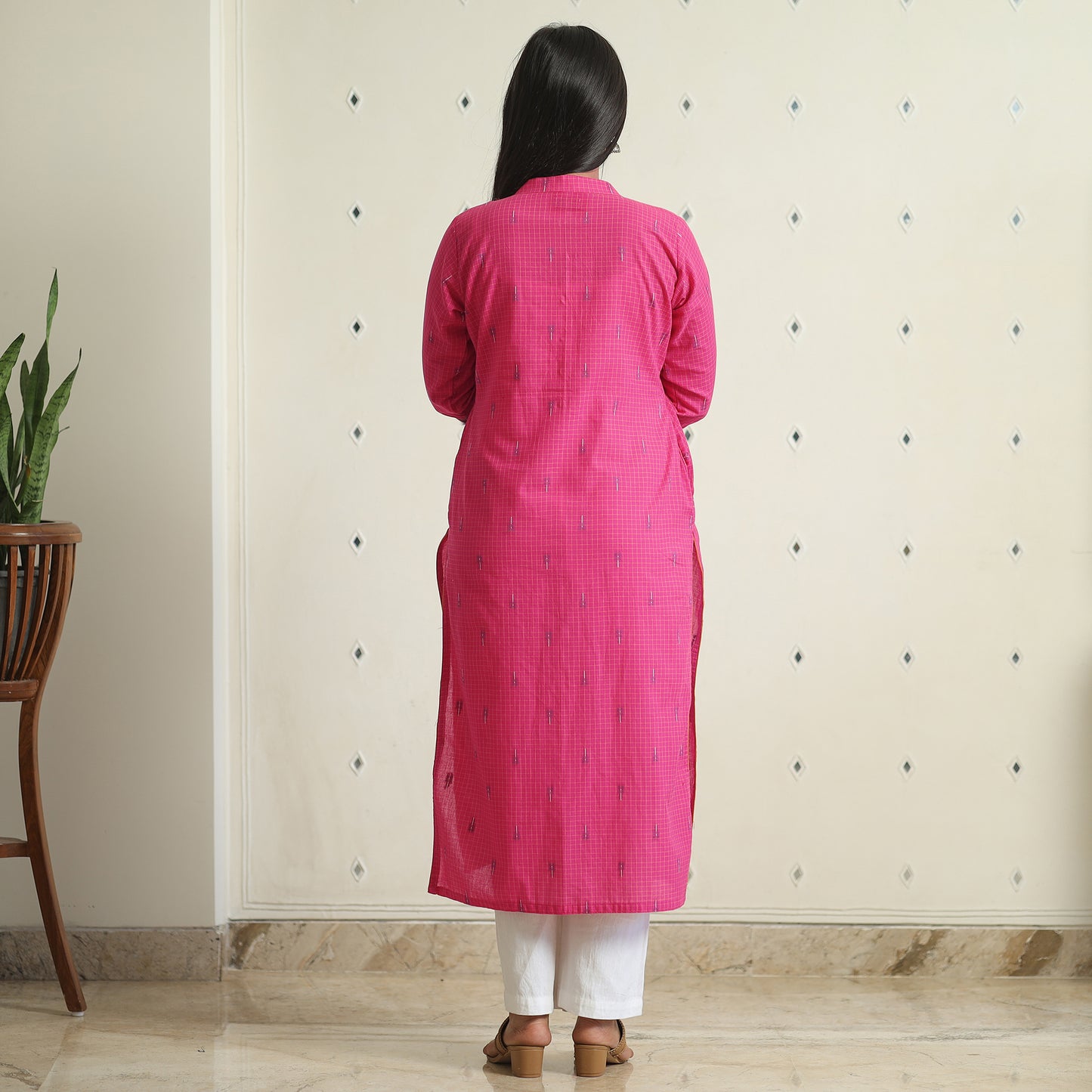 jacquard kurta