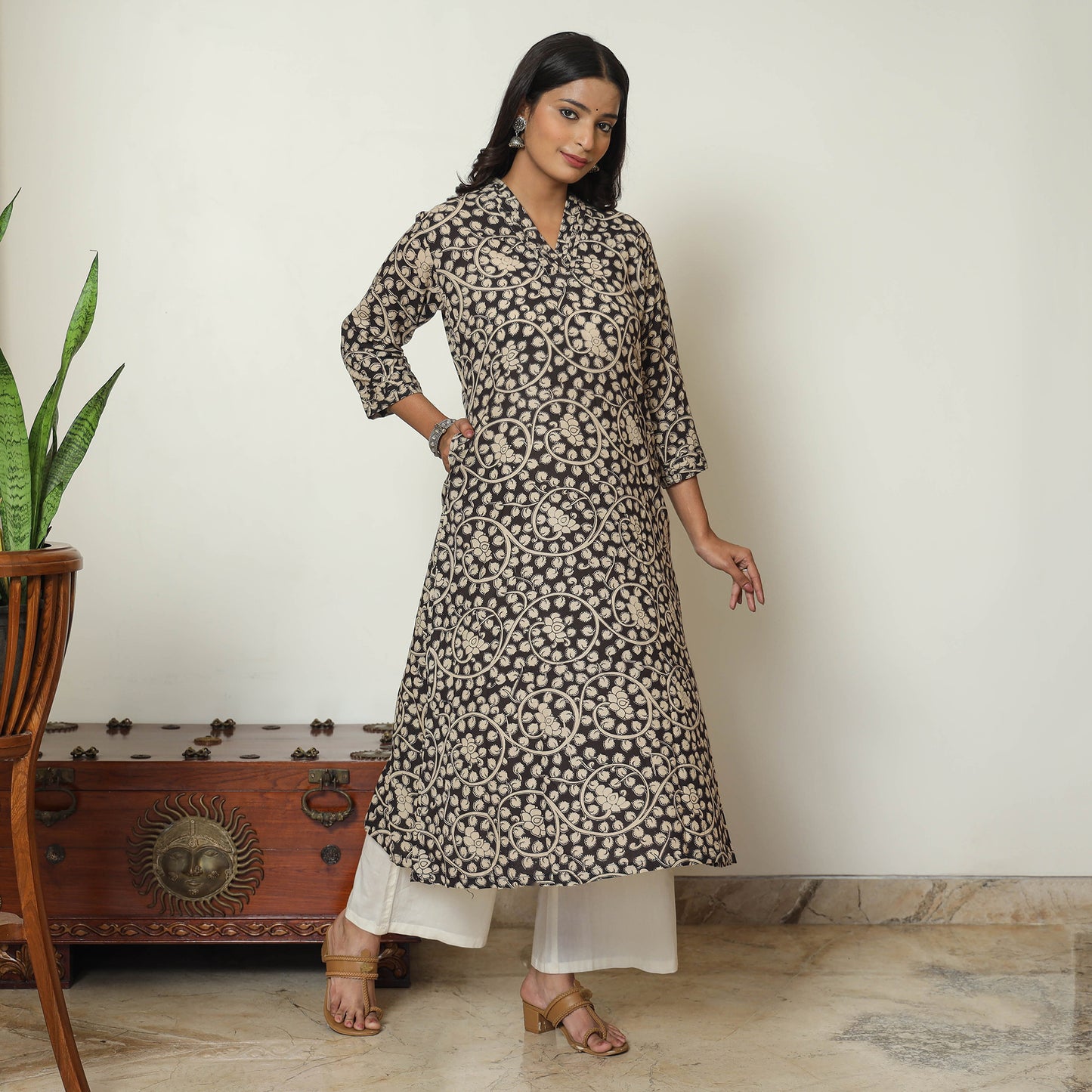 kalamkari printed kurta