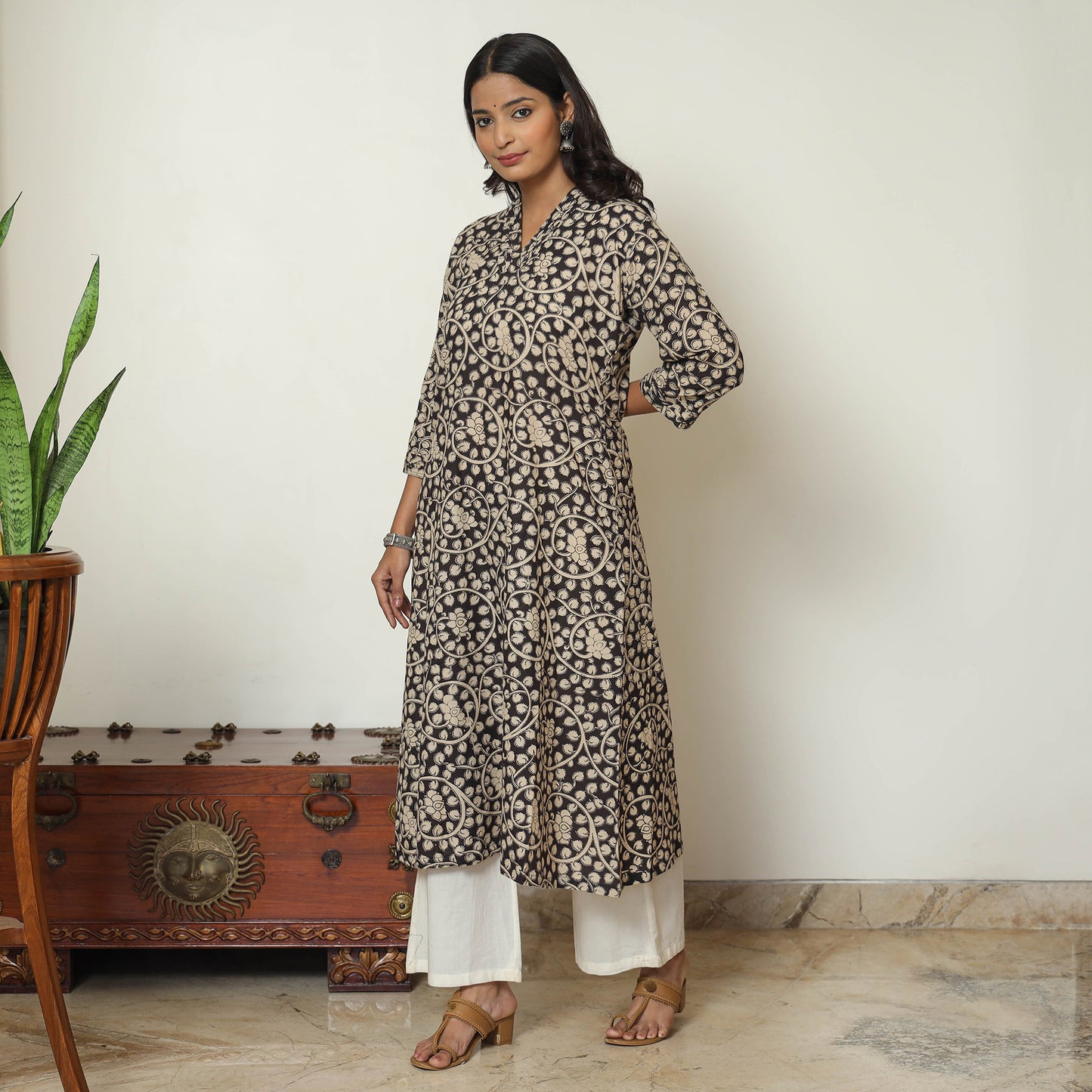 kalamkari printed kurta