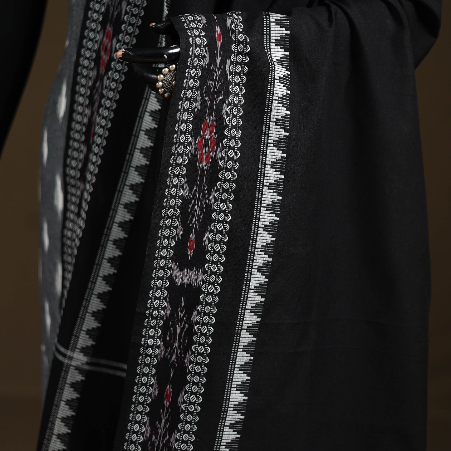 Sambalpuri Ikat Cotton Dupatta from Odisha 04