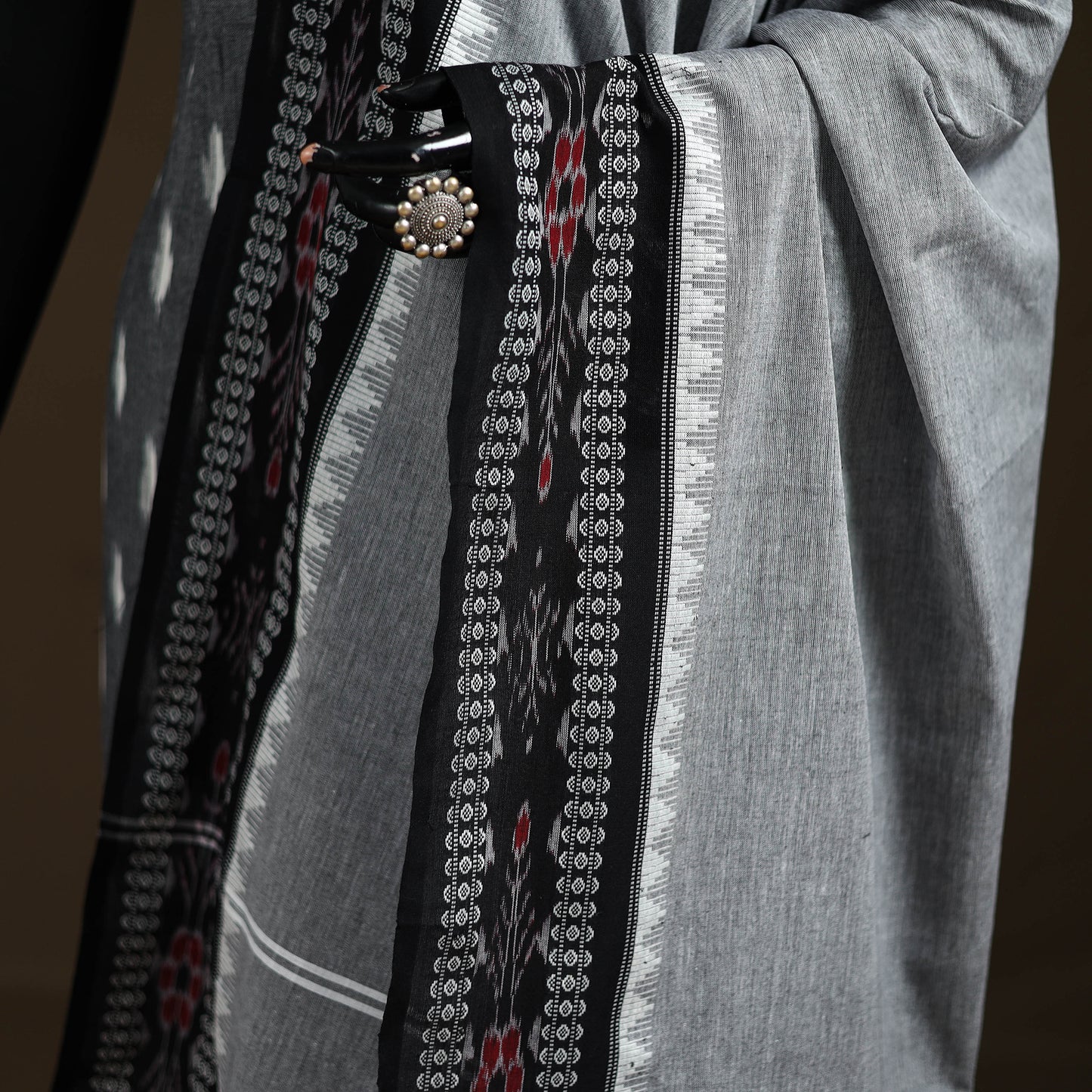 Sambalpuri Ikat Cotton Dupatta from Odisha 05