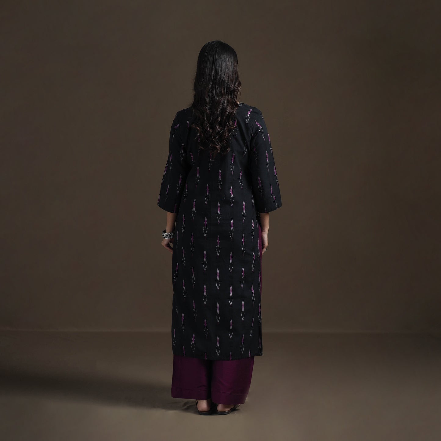 Pochampally Ikat Cotton Straight Kurta for Women 17