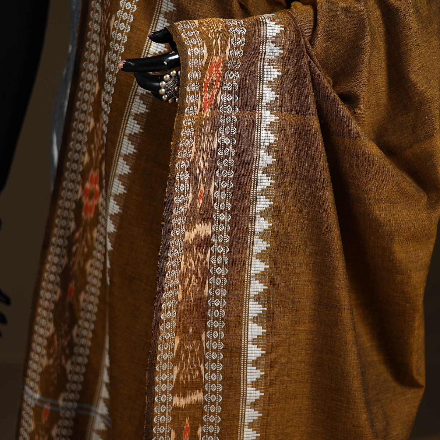 Sambalpuri Ikat Cotton Dupatta from Odisha 06