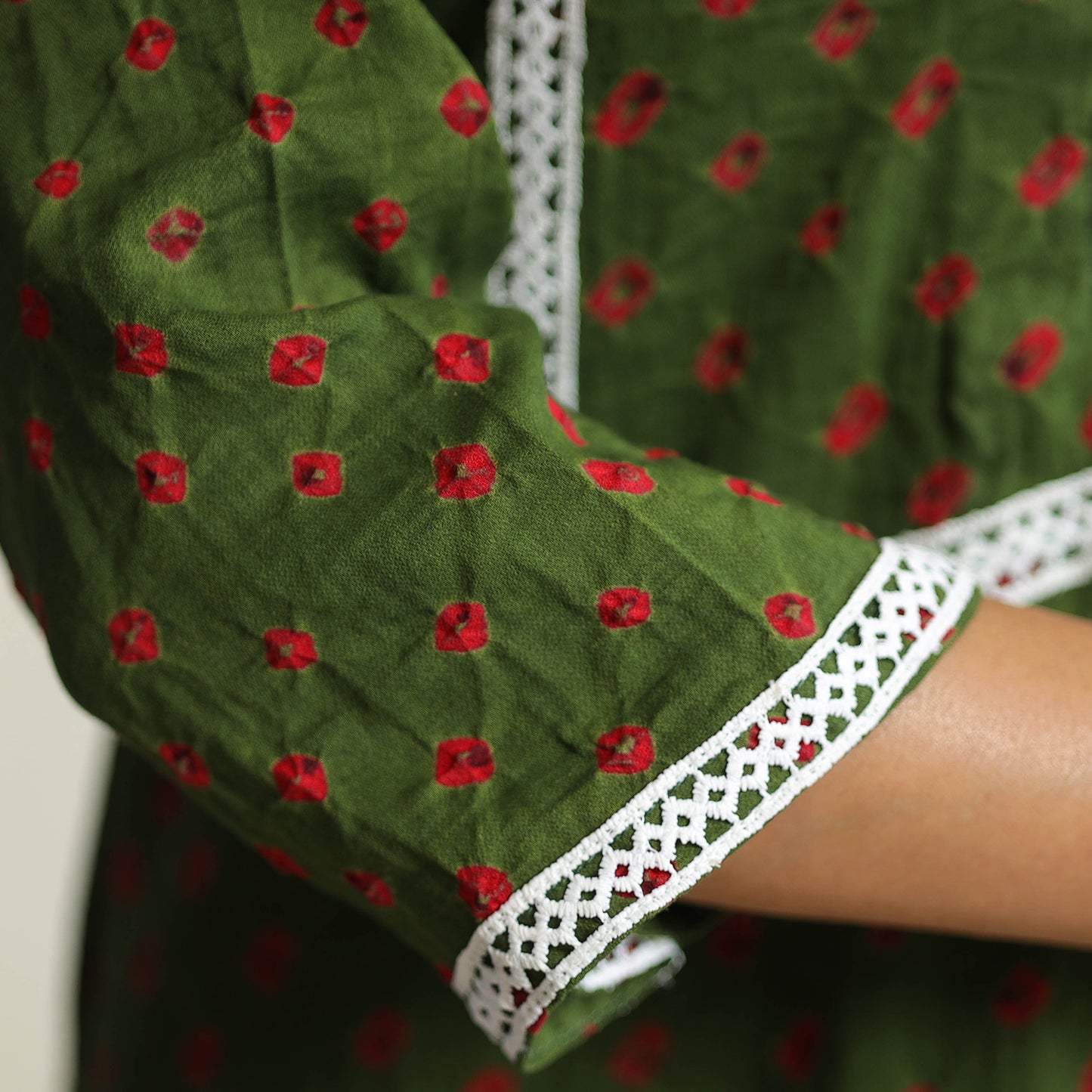 bandhani kurta