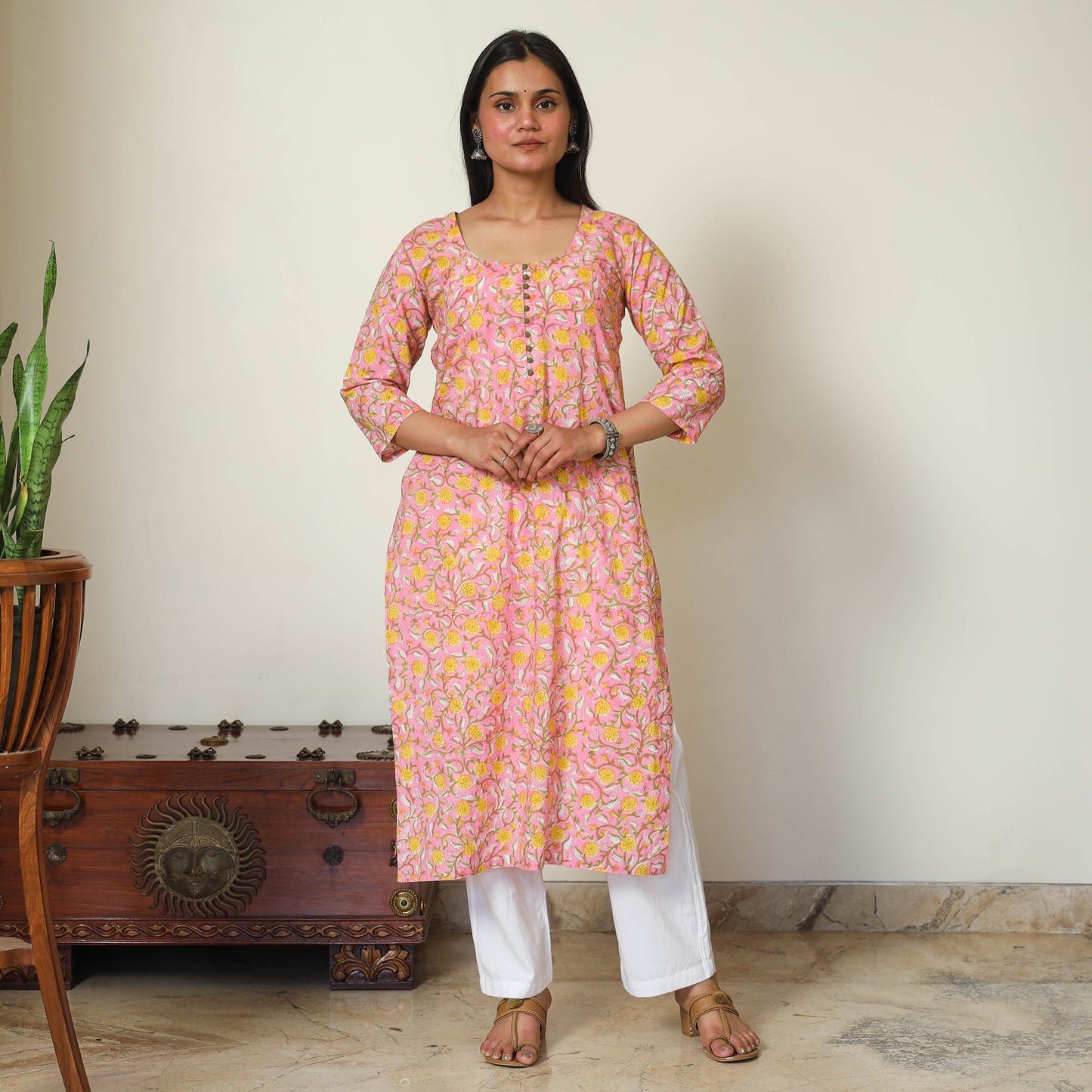 Sanganeri Block Printed Kurta