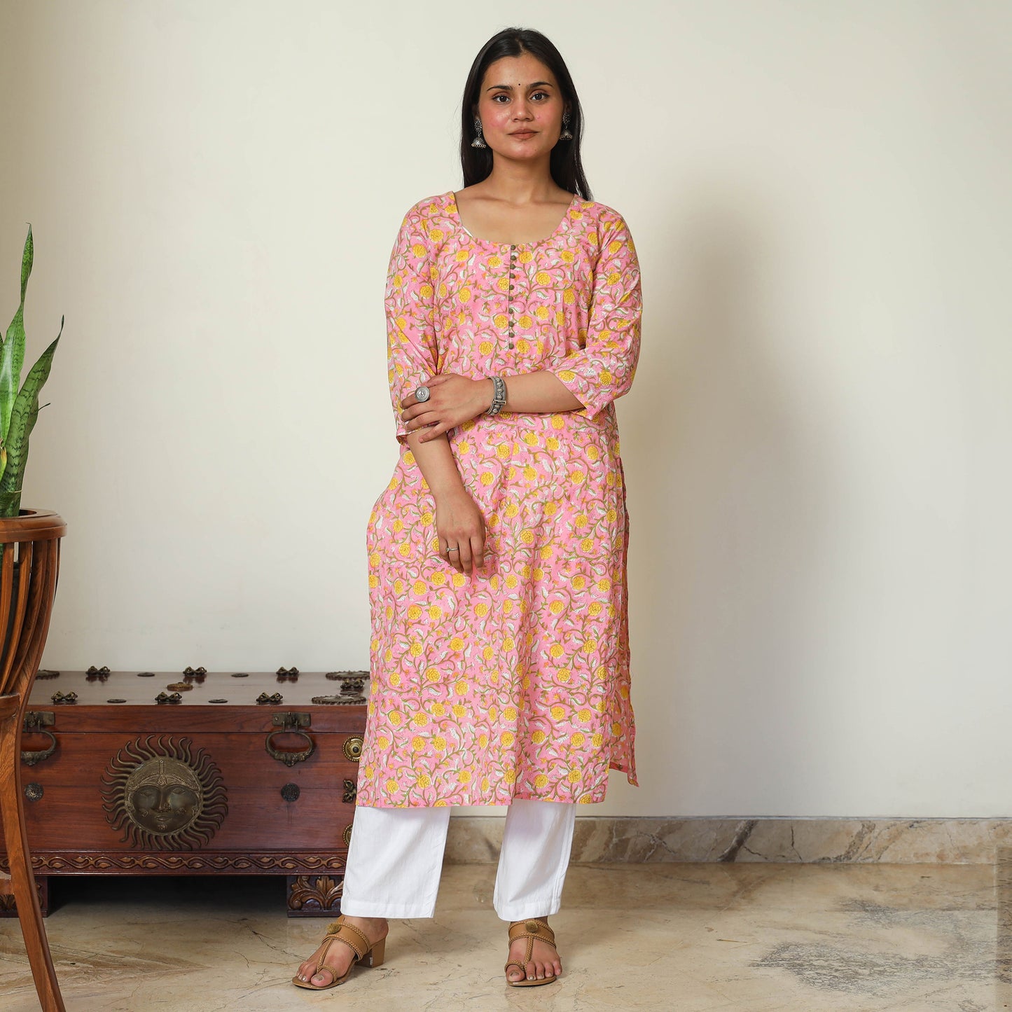 Sanganeri Block Printed Kurta
