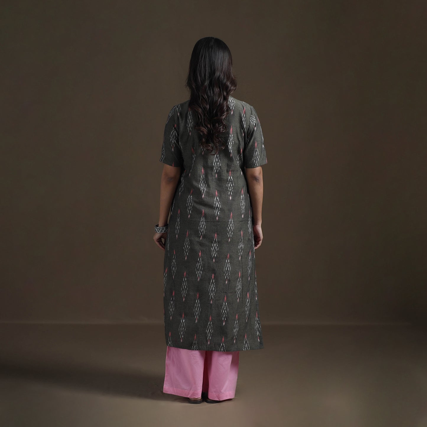 Pochampally Ikat Cotton Straight Kurta for Women 11