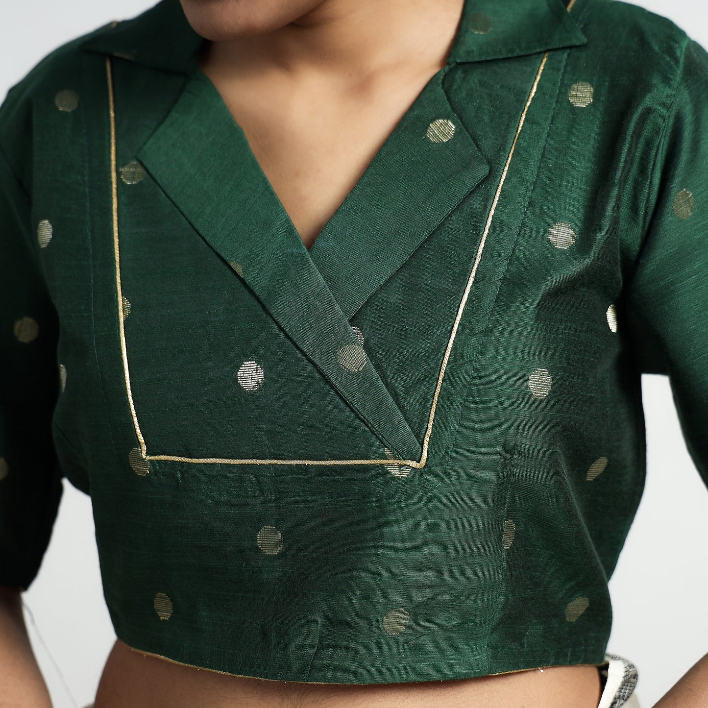 Silk Stitched Blouse