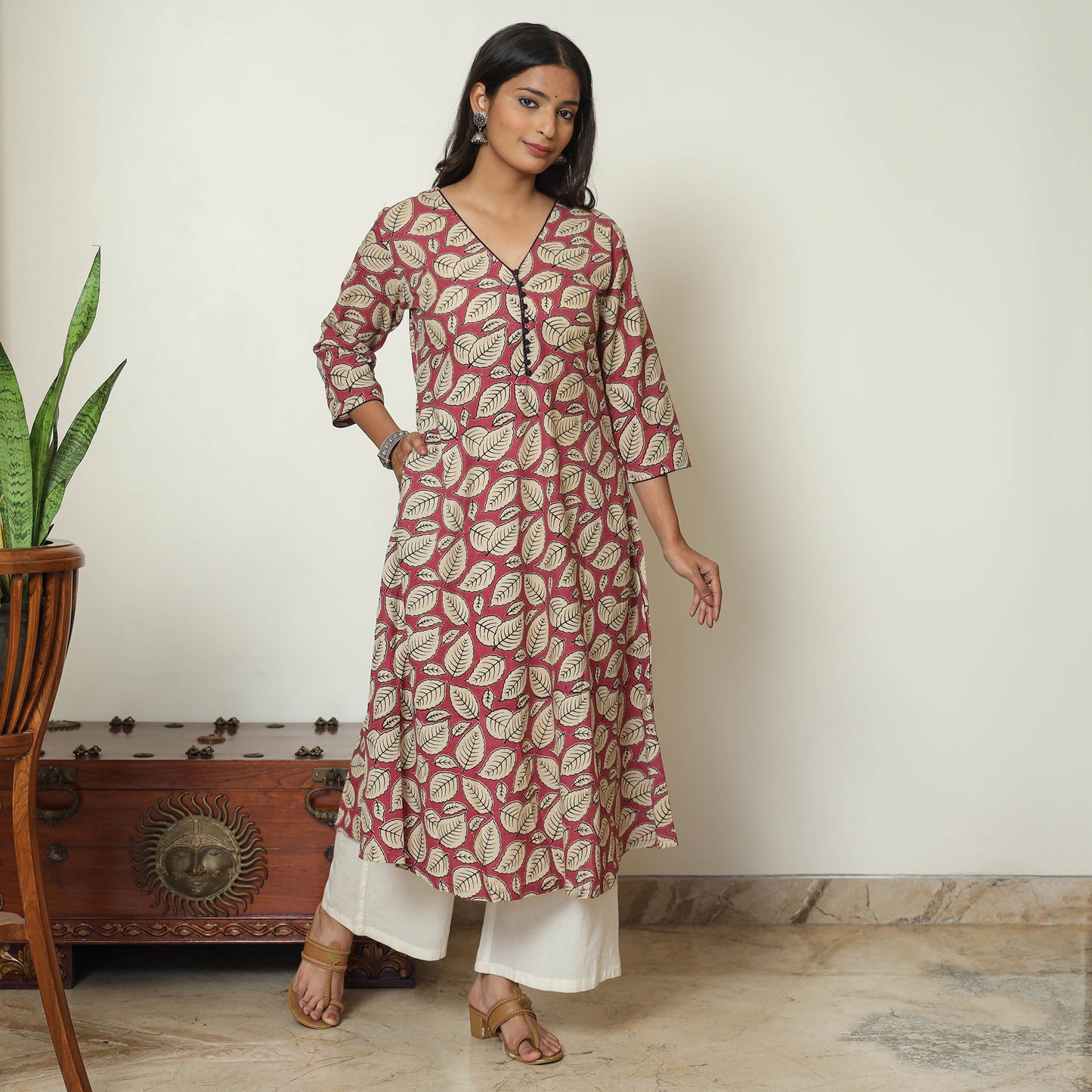kalamkari printed kurta