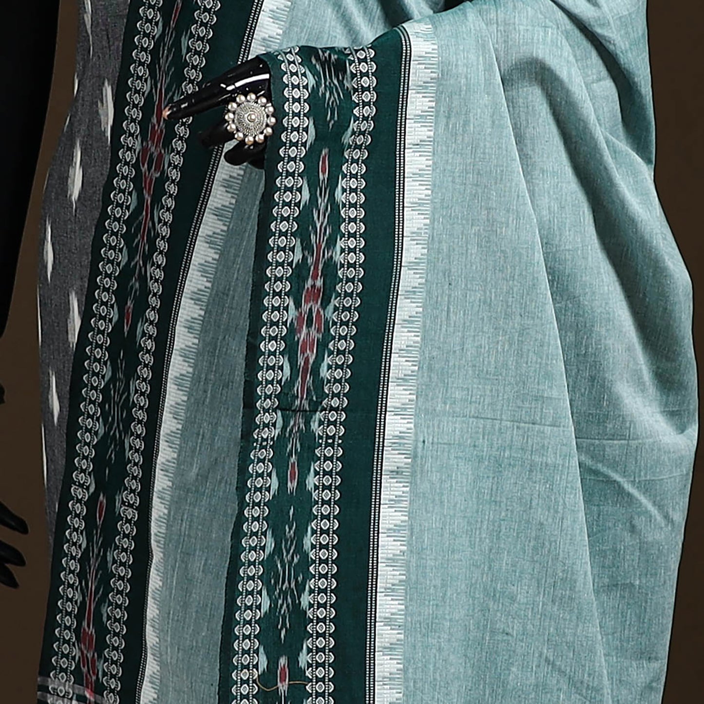 Sambalpuri Ikat Cotton Dupatta from Odisha 17