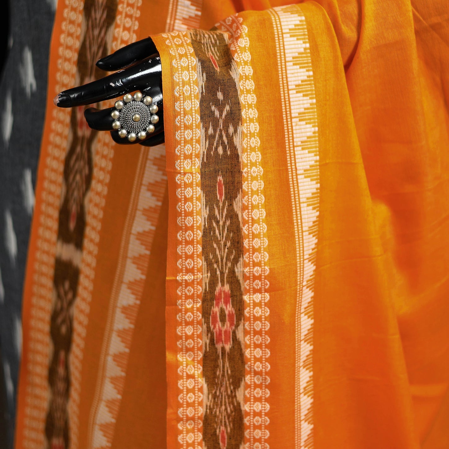 Sambalpuri Ikat Cotton Dupatta from Odisha 19