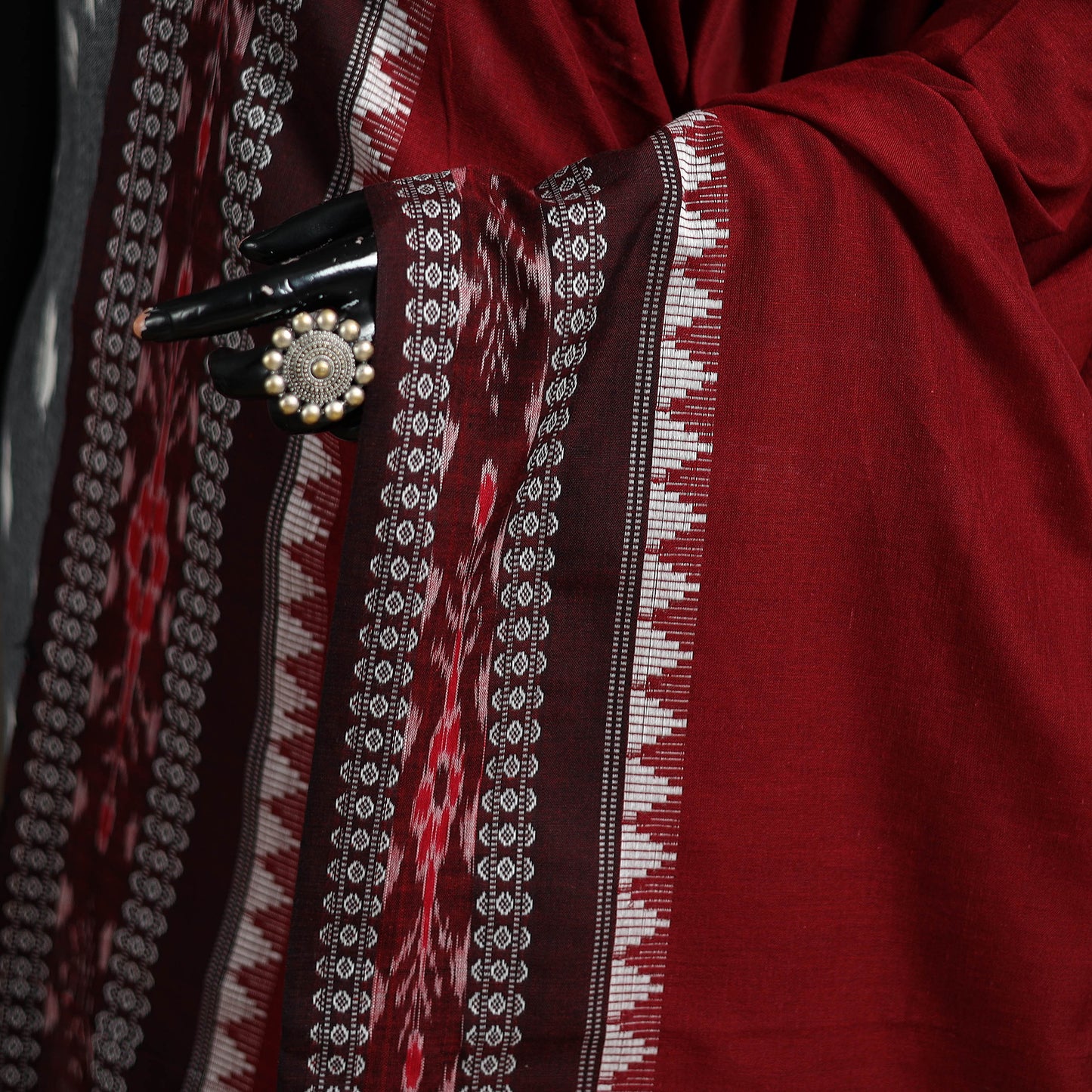 Sambalpuri Ikat Cotton Dupatta from Odisha 20