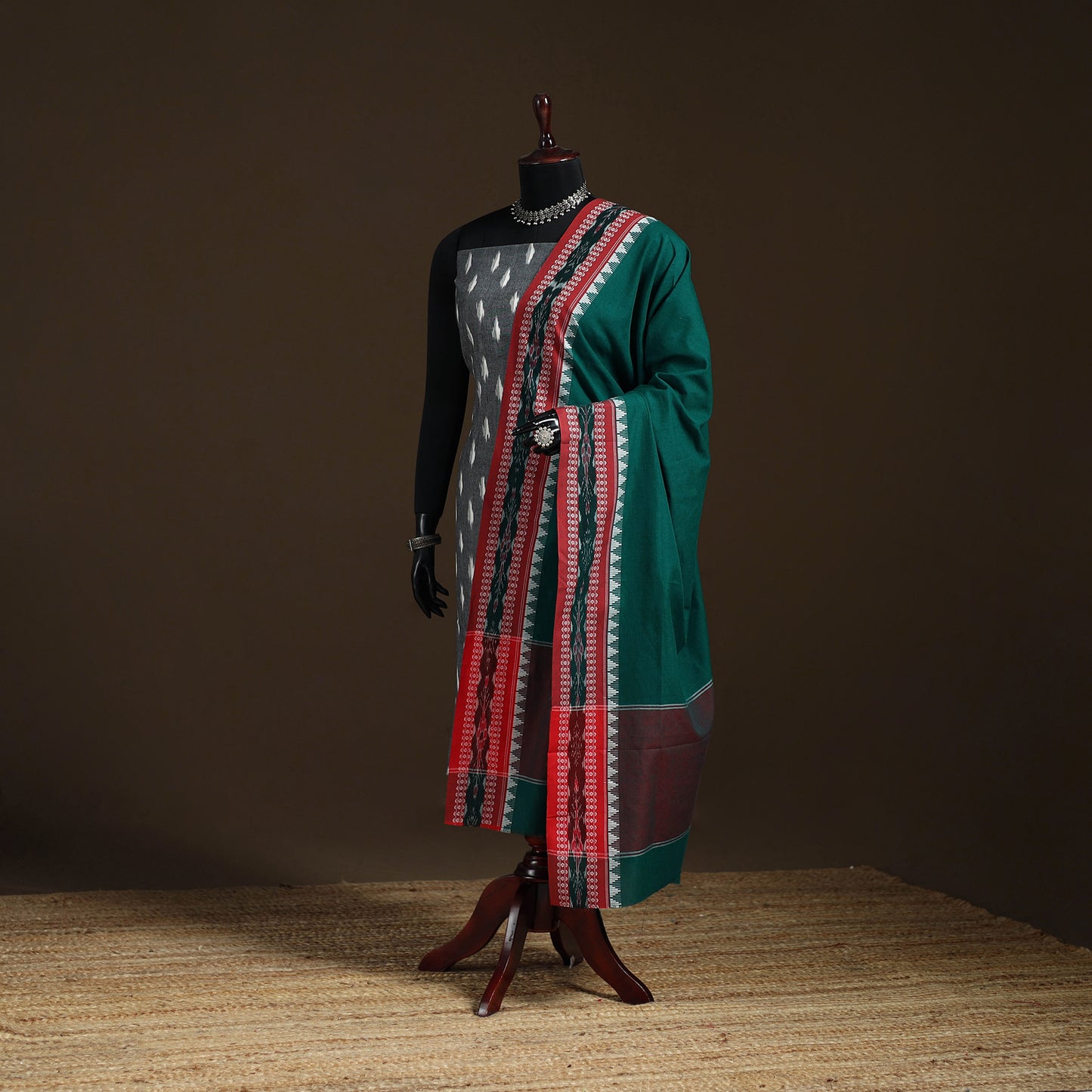 Sambalpuri Ikat Cotton Dupatta from Odisha 21