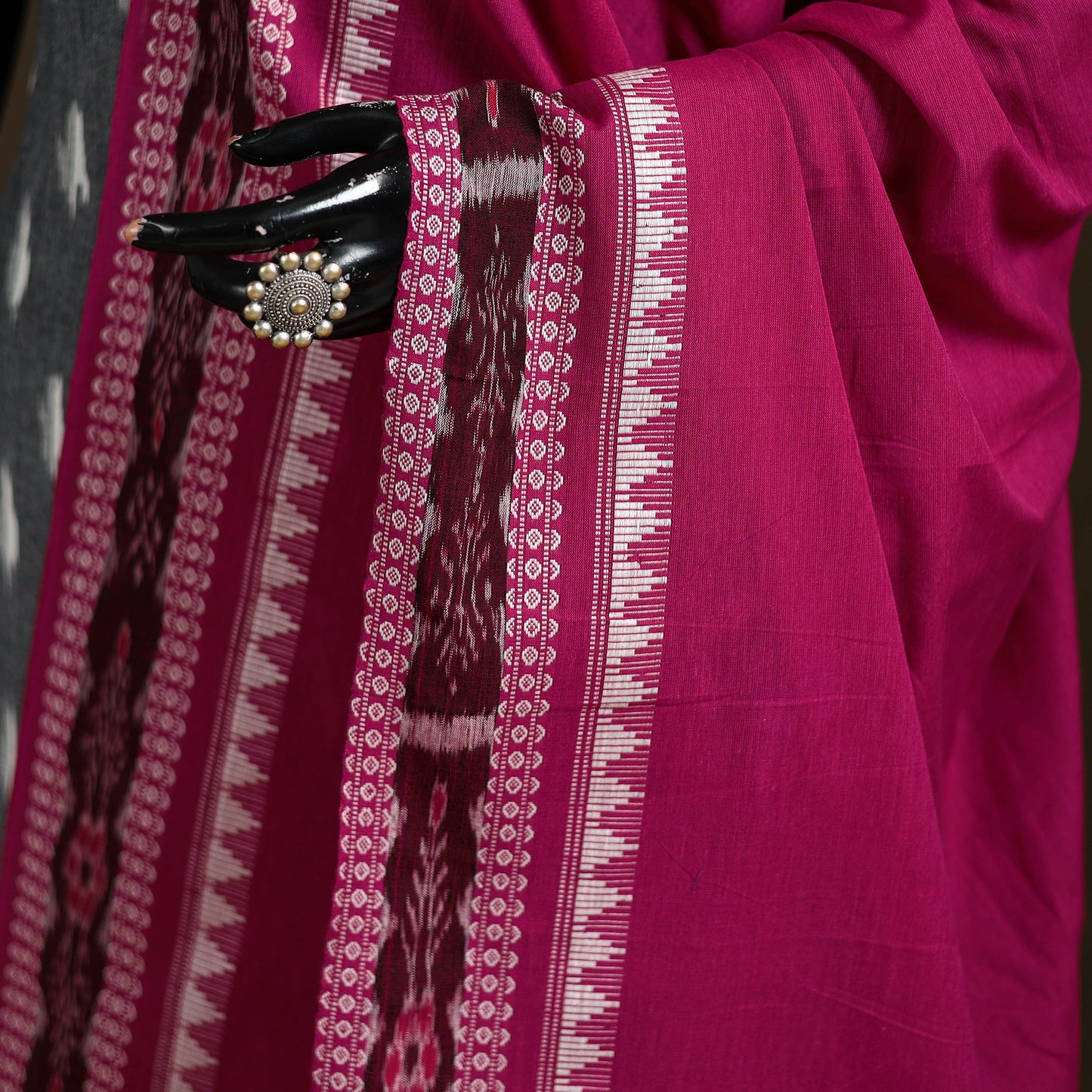 Sambalpuri Ikat Cotton Dupatta from Odisha 28