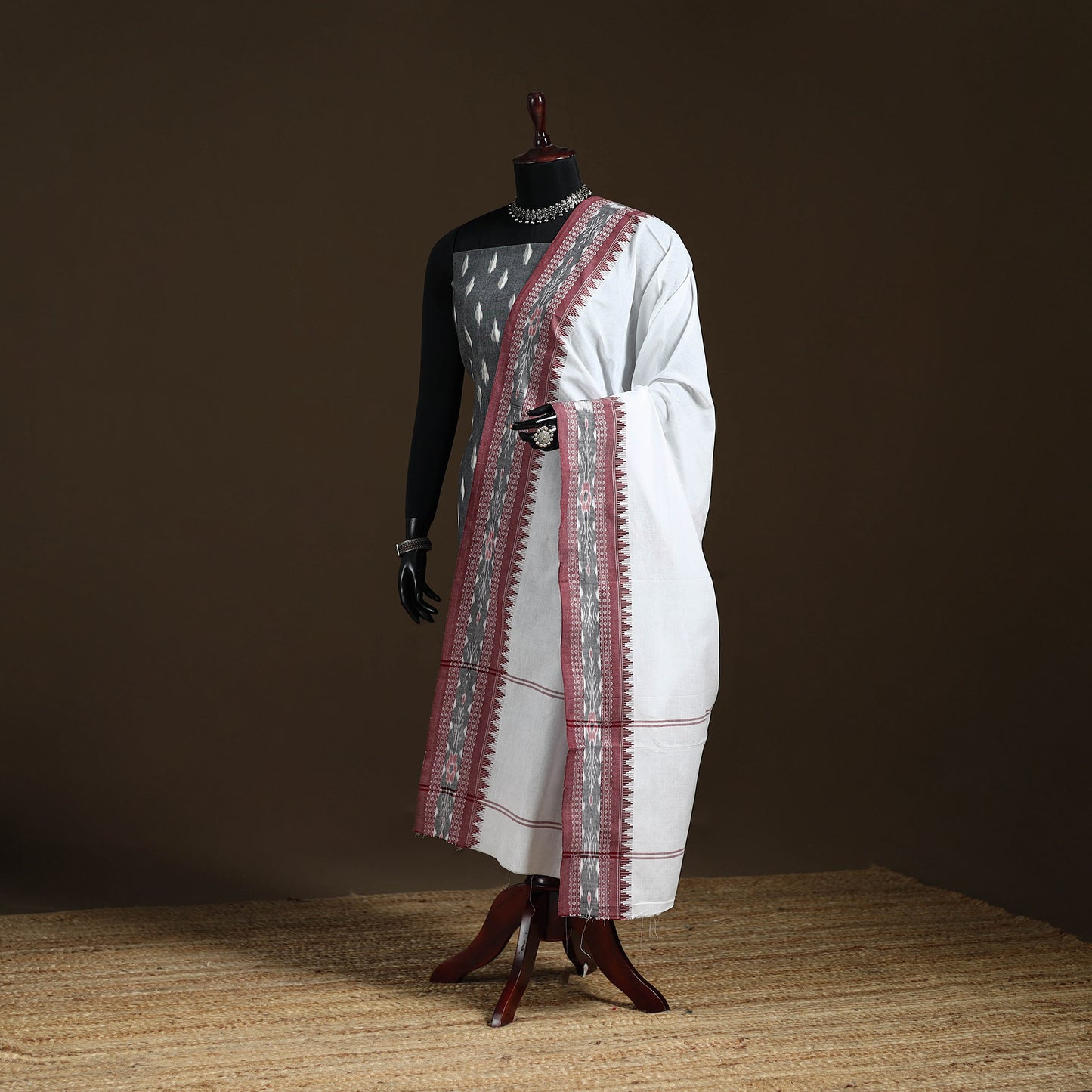 Sambalpuri Ikat Cotton Dupatta from Odisha 29
