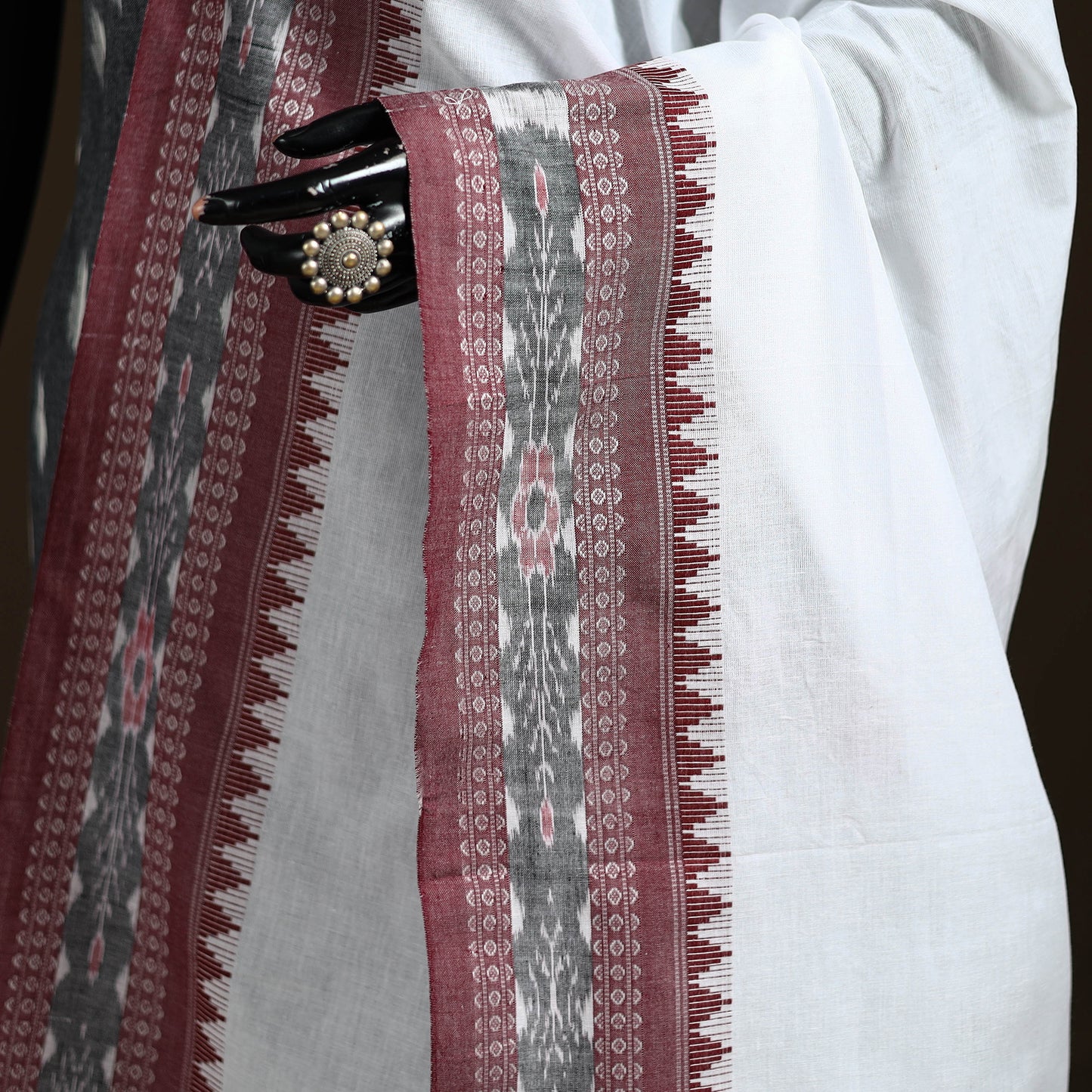 Sambalpuri Ikat Cotton Dupatta from Odisha 29