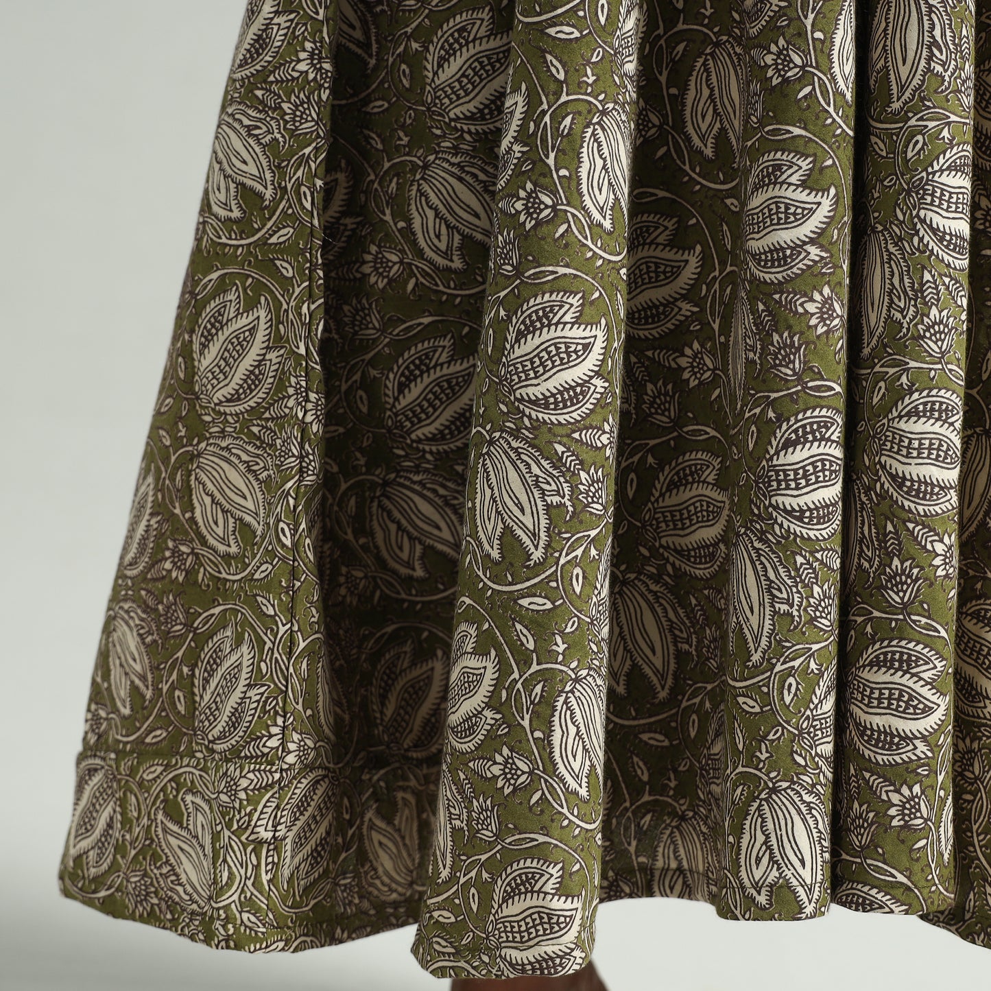 Buy Kalamkari Printed Cotton A-Line Dress Online at iTokri.com