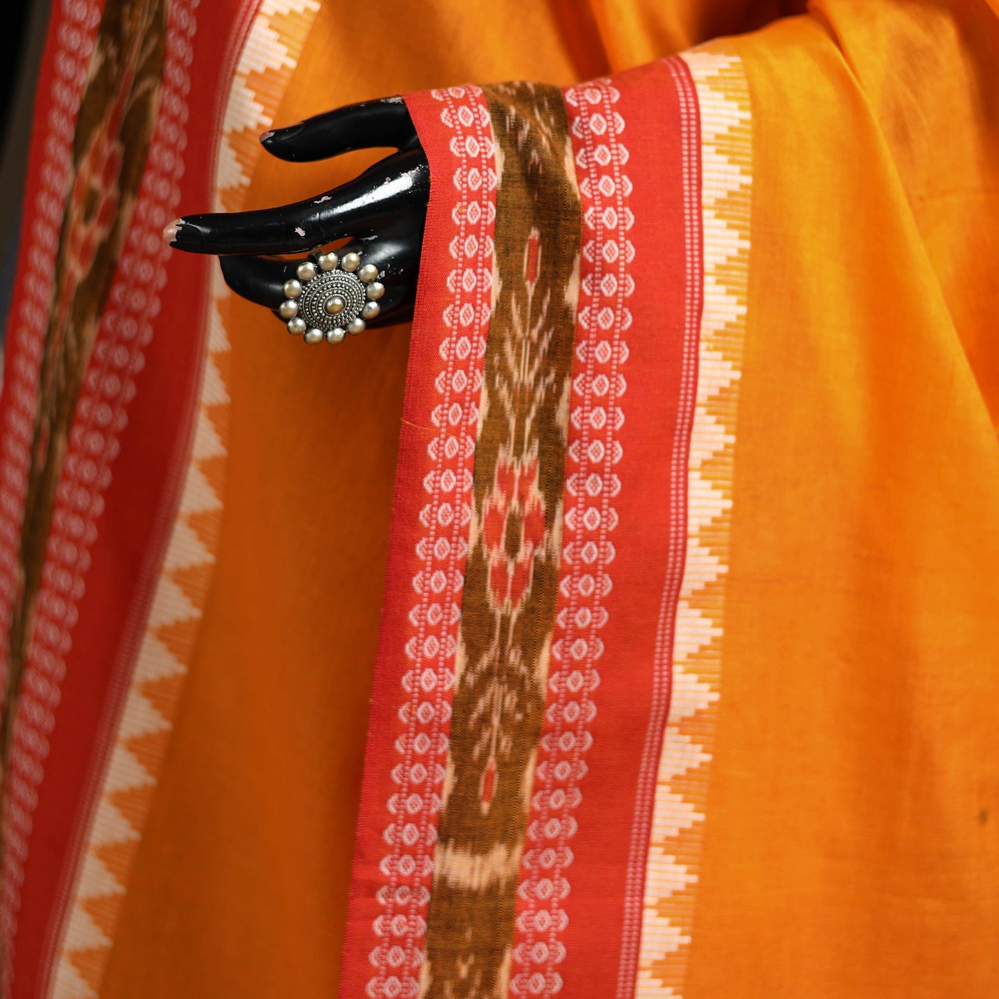 Sambalpuri Ikat Cotton Dupatta from Odisha 33