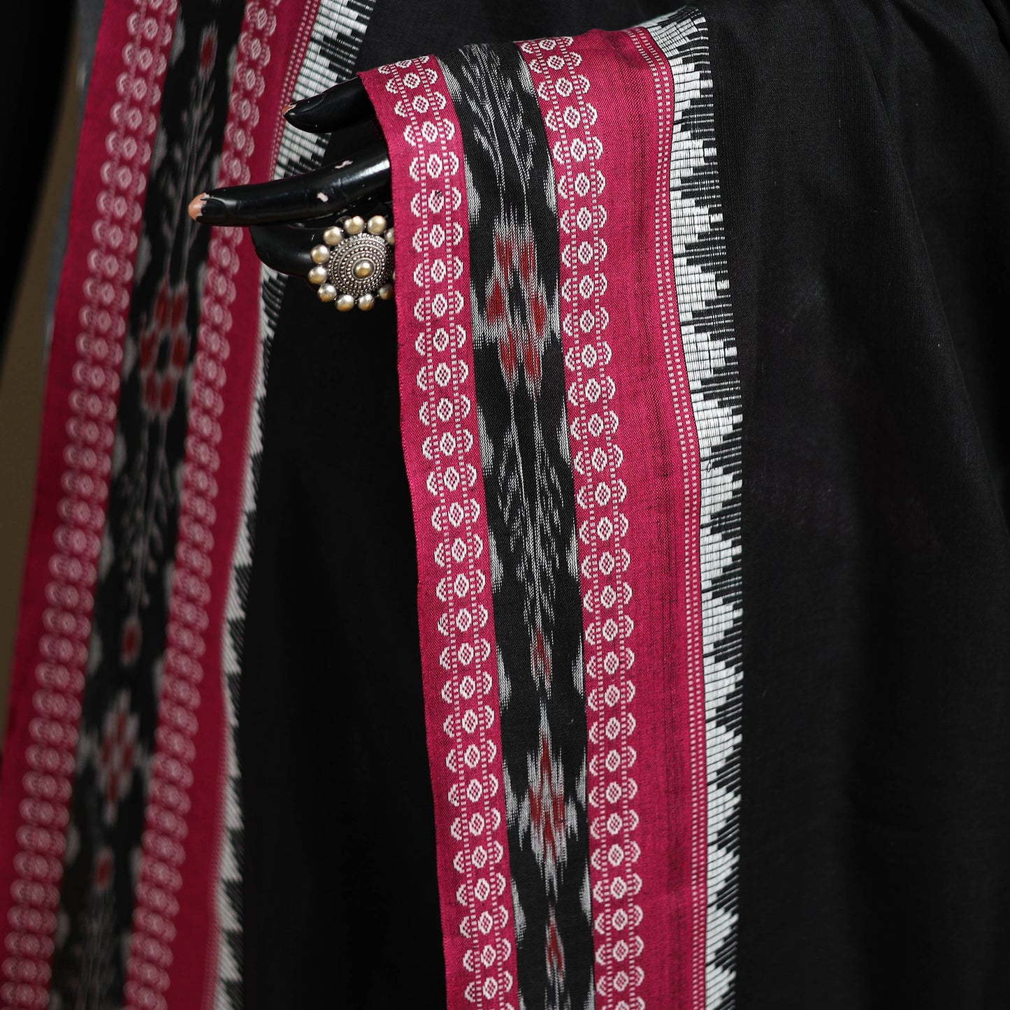 Sambalpuri Ikat Cotton Dupatta from Odisha 36