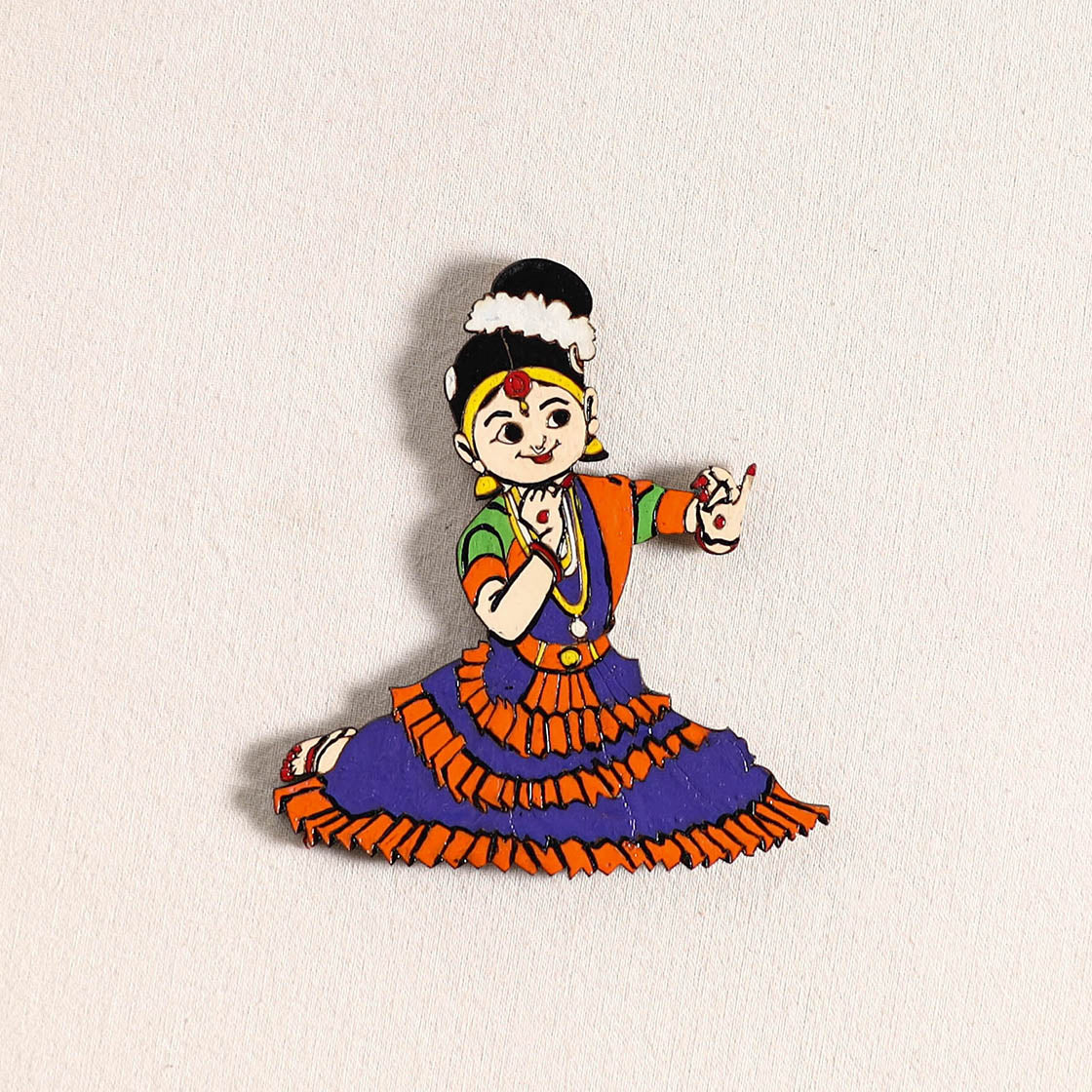Handpainted Dancing Doll Fridge Magnet 05