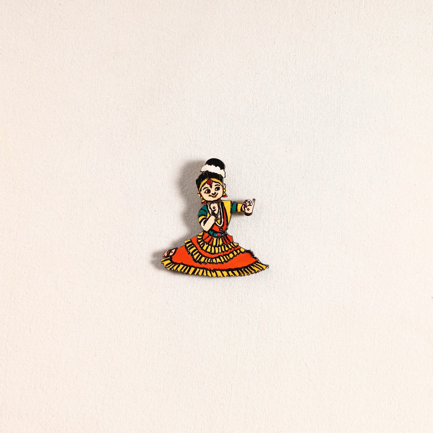 Handpainted Dancing Doll Fridge Magnet 09