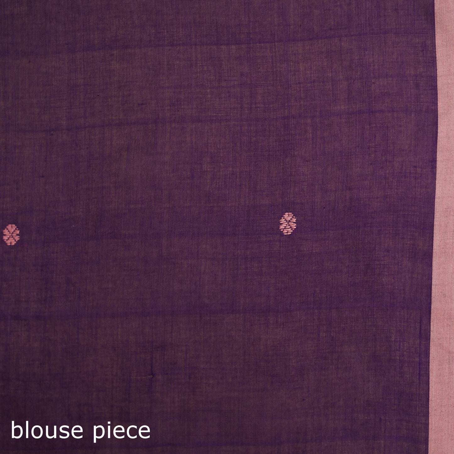 Purple - Bengal Handwoven Cotton Begumpuri Saree 05