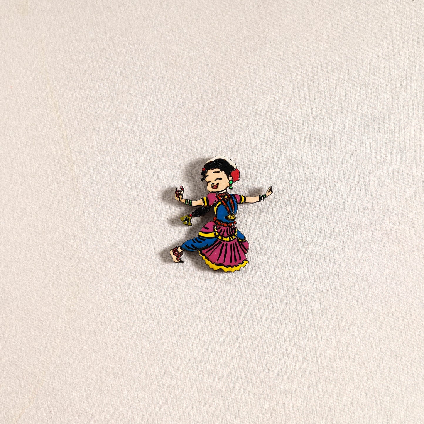 Handpainted Dancing Doll Fridge Magnet 13