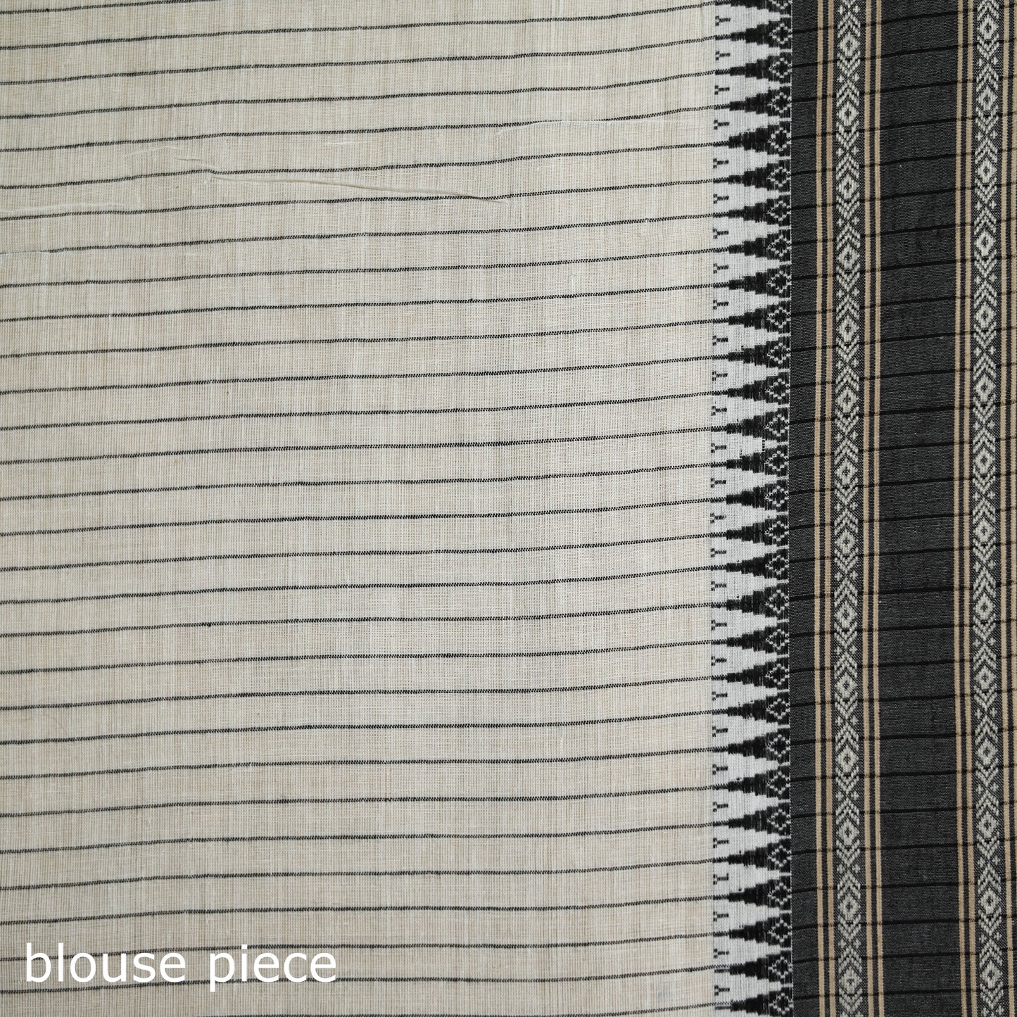 White - Bengal Handwoven Cotton Begumpuri Saree 06