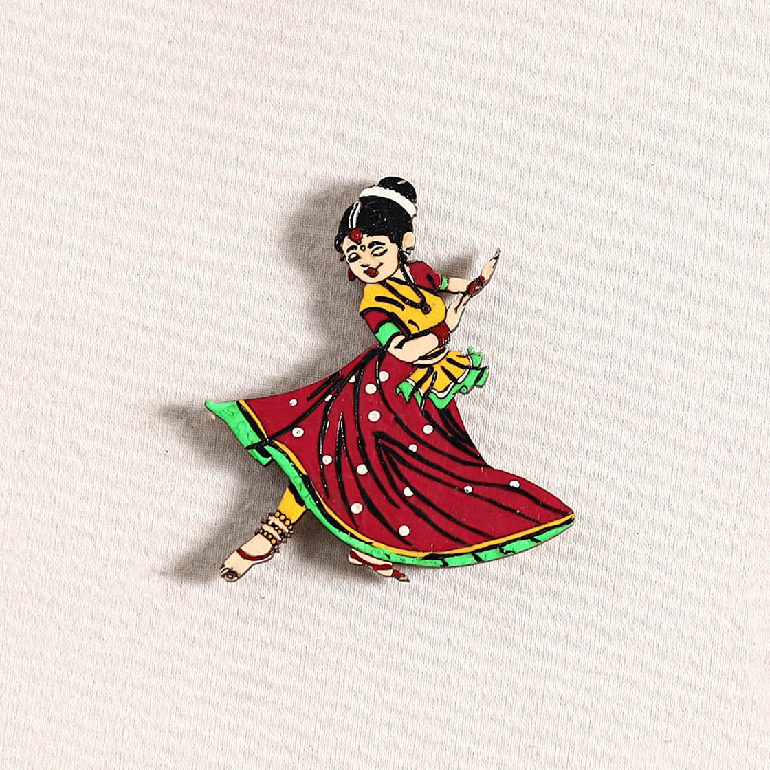 Handpainted Dancing Doll Fridge Magnet 18